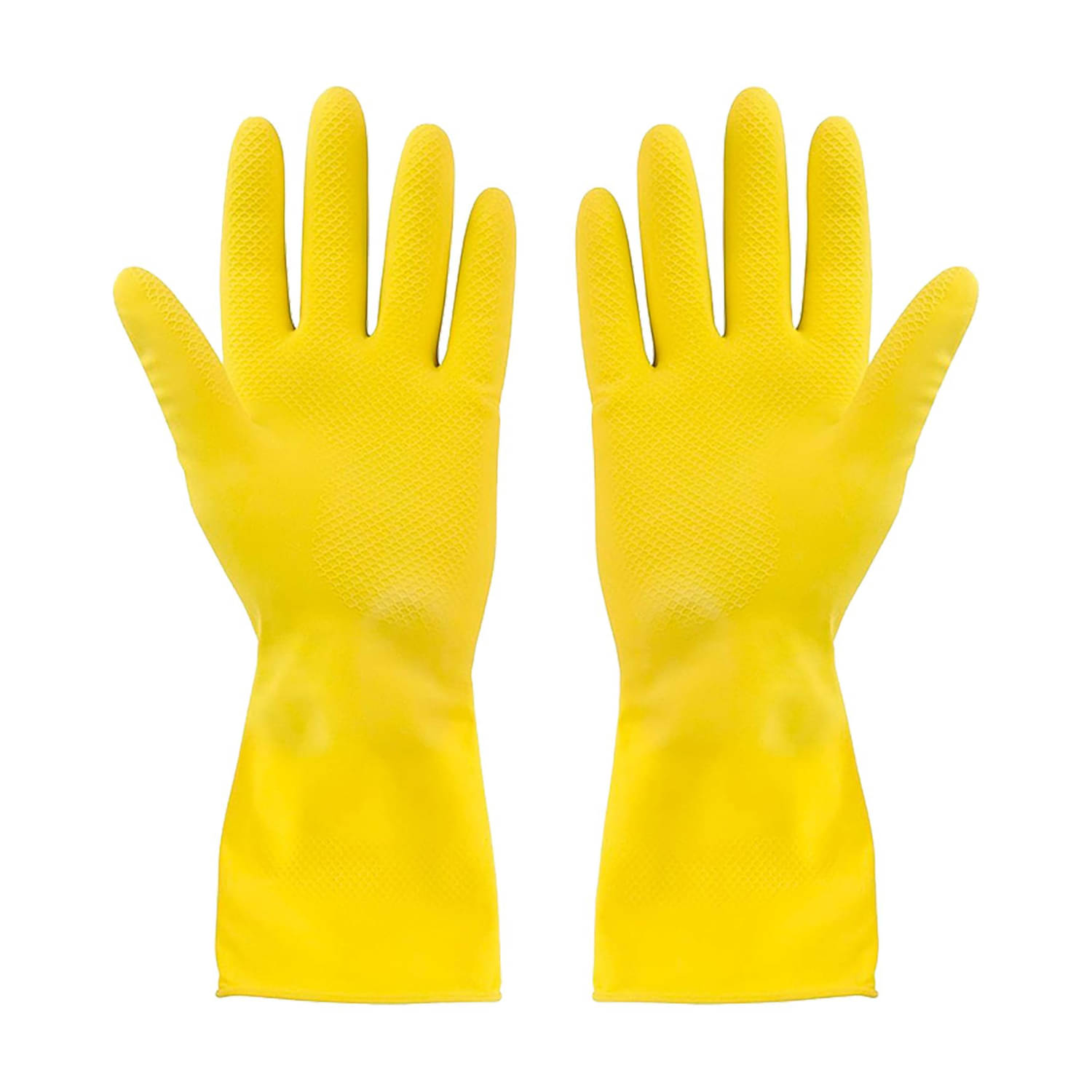 Yellow Cleaning Reusable Rubber Hand Gloves for Washing Cleaning (1 Pairs) Yellow Rubber Free Size Cleaning Glove Set ( Pack of 1 ) Yellow Cleaning Reusable Rubber Hand Gloves for Washing Cleaning (1 Pairs) Yellow Rubber Free Size Cleaning Glove Set ( Pack of 1 )