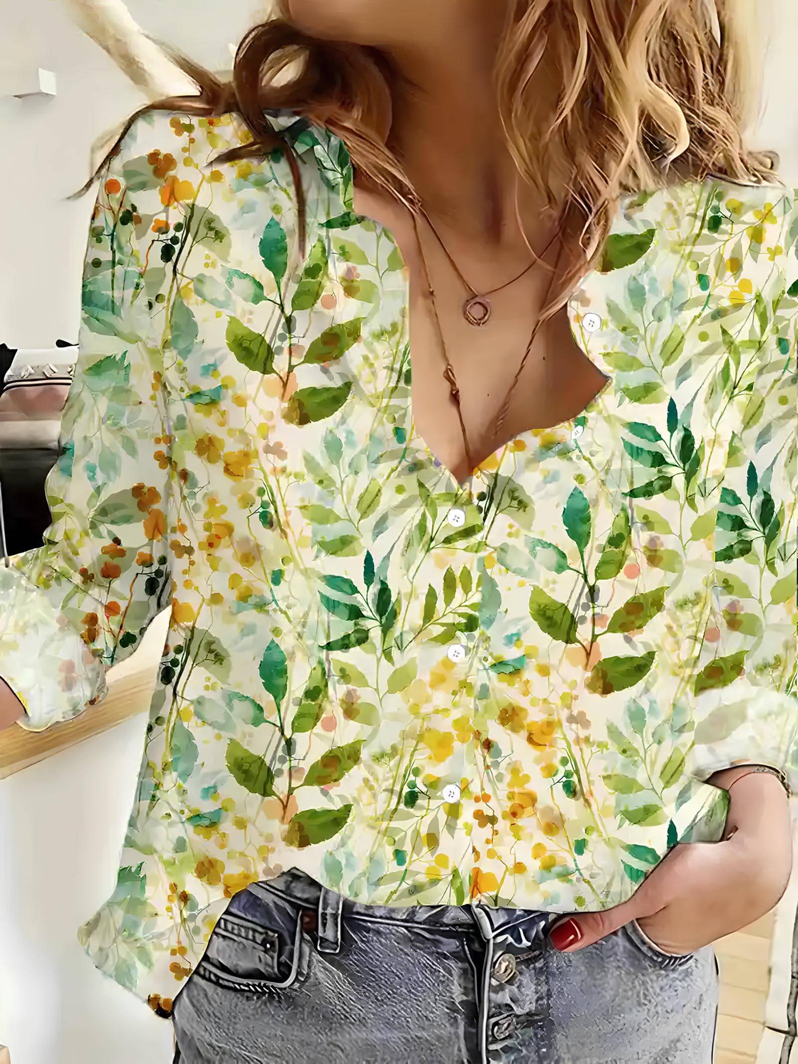 gufrina Women Printed Polyester Shirt ( Yellow )     			gufrina Women Printed Polyester Shirt ( Yellow )