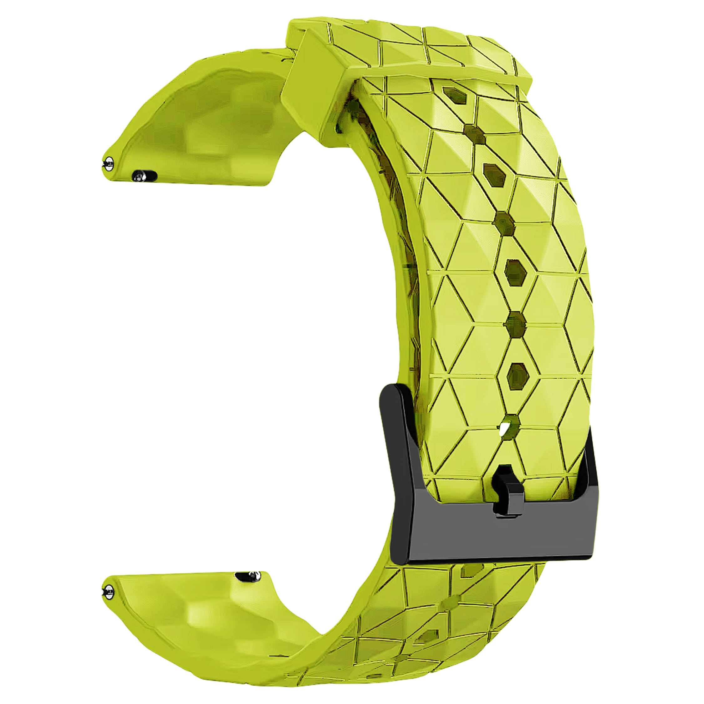 ACM Watch Strap Silicone Designer Belt 22mm compatible with Noise Colorfit Pulse 4 Pro Smartwatch Sports Hook Band Lime Green ACM Watch Strap Silicone Designer Belt 22mm compatible with Noise Colorfit Pulse 4 Pro Smartwatch Sports Hook Band Lime Green