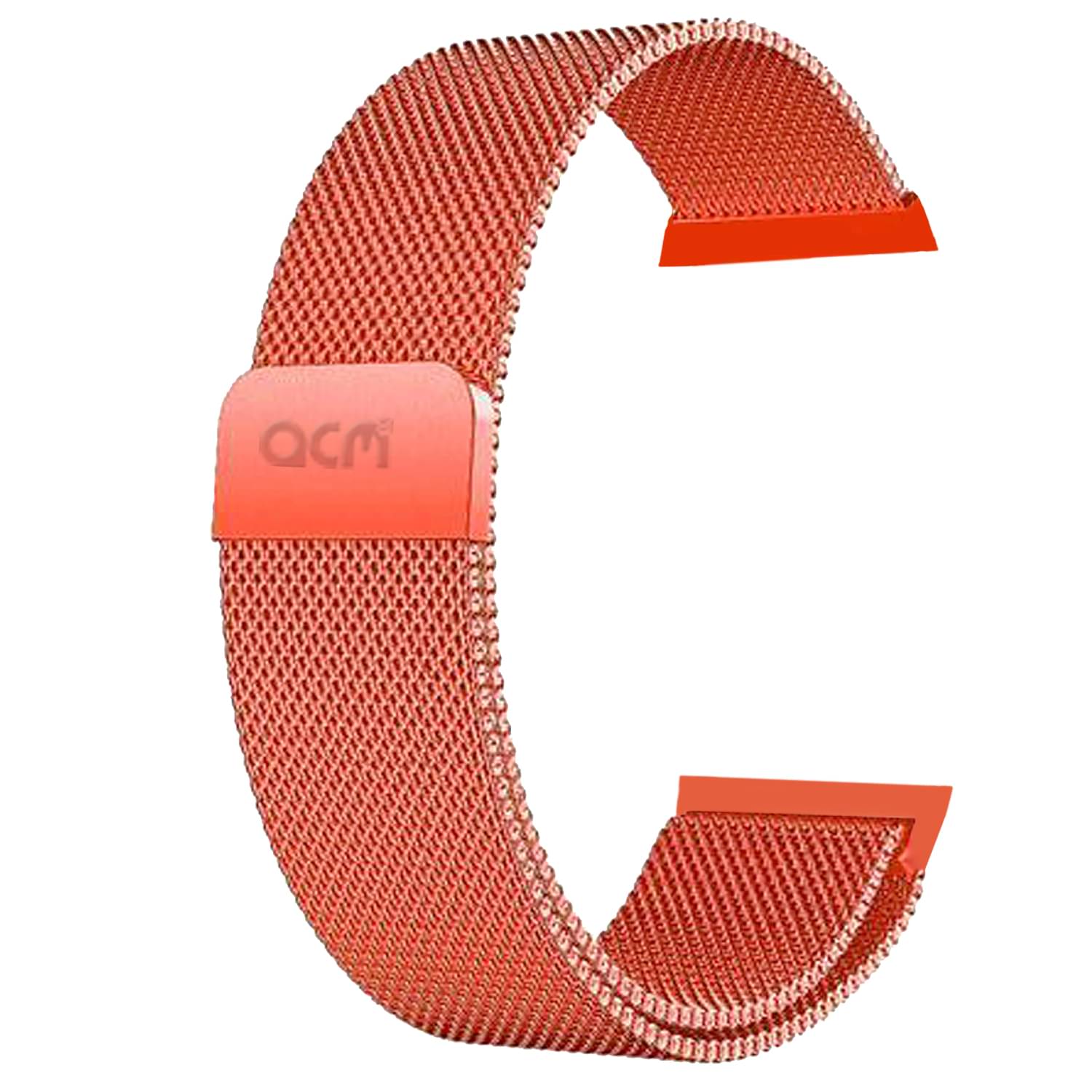 ACM Watch Strap Slide 42mm 44mm 45mm 46mm 49mm Magnetic compatible with Snapup Connect Plus Smartwatch Luxury Metal Chain Band Orange ACM Watch Strap Slide 42mm 44mm 45mm 46mm 49mm Magnetic compatible with Snapup Connect Plus Smartwatch Luxury Metal Chain Band Orange