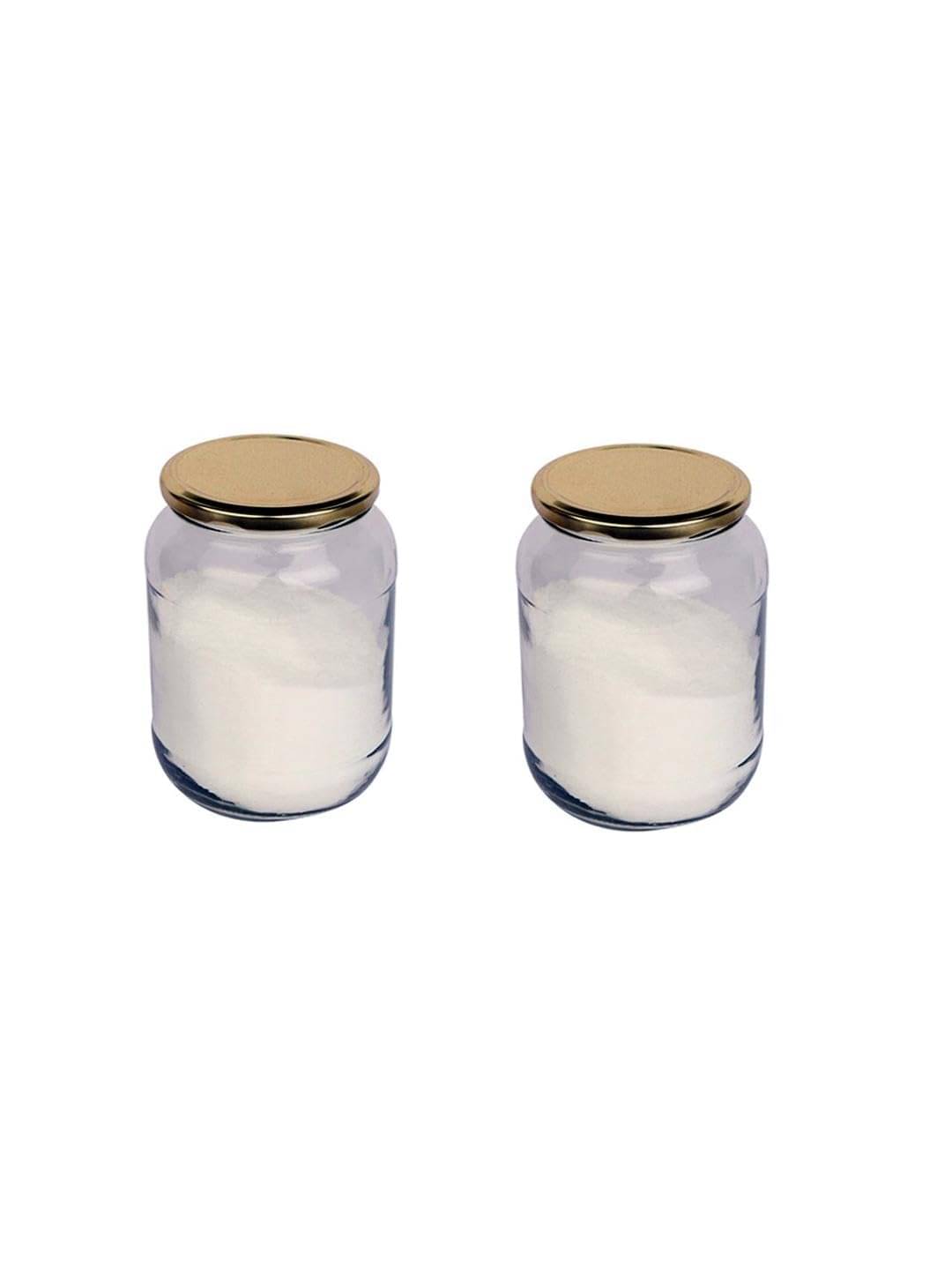 AFAST Multipurpose Jar Glass Transparent Food Container ( Set Of 2 ) AFAST Multipurpose Jar Glass Transparent Food Container ( Set Of 2 )