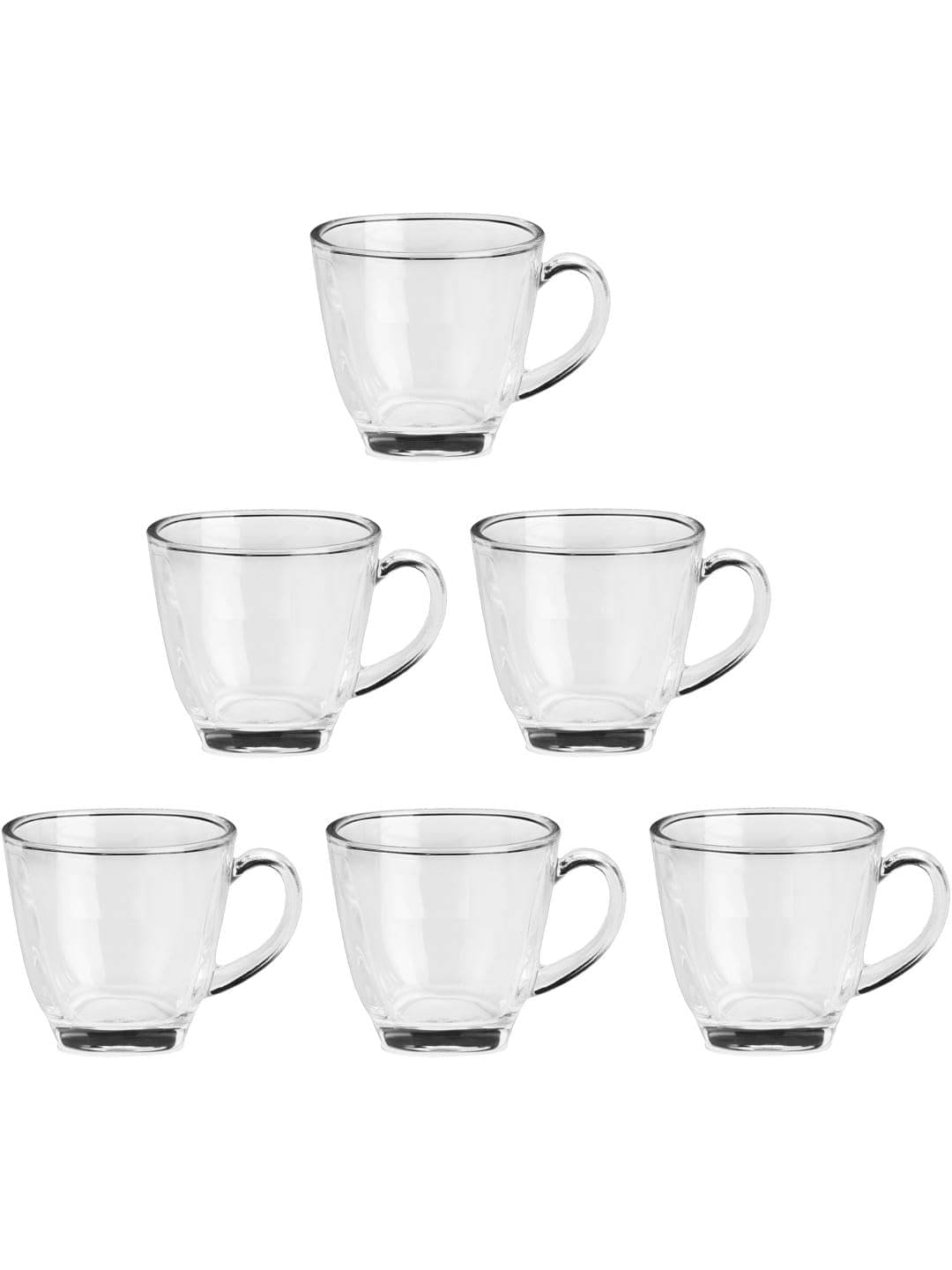     			AFAST Tea Coffee Cup Solid Glass Tea Cup 100 ml ( Pack of 6 )