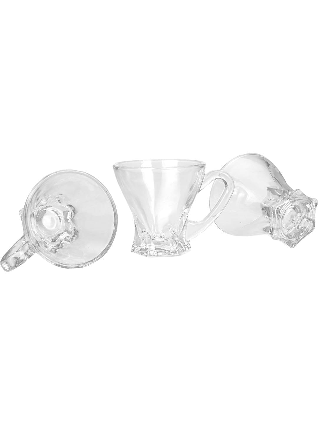     			AFAST Tea Coffee Cup Solid Glass Tea Cup 80 ml ( Pack of 3 )
