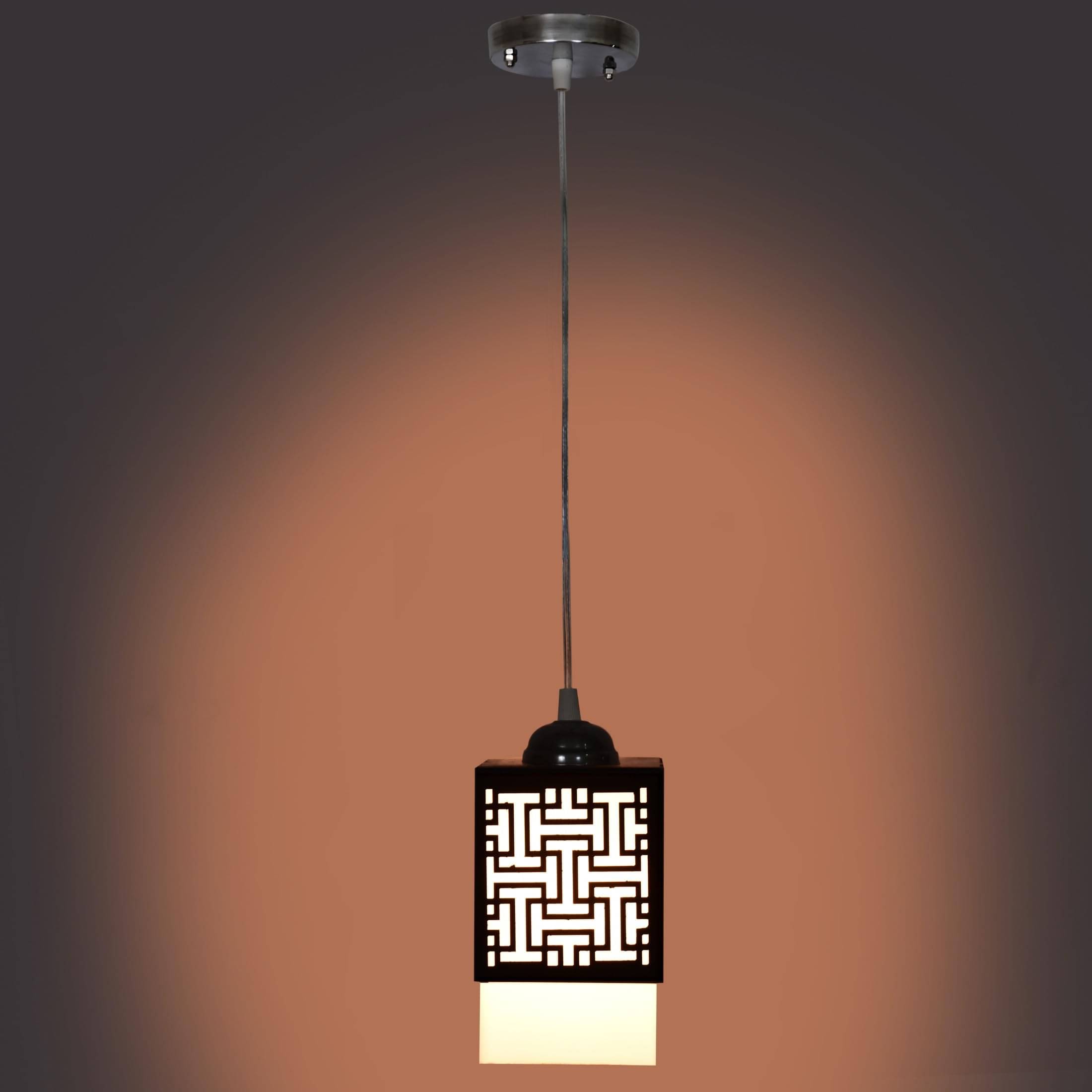     			AFAST Wood Black Ceiling Lights - Pack of 1