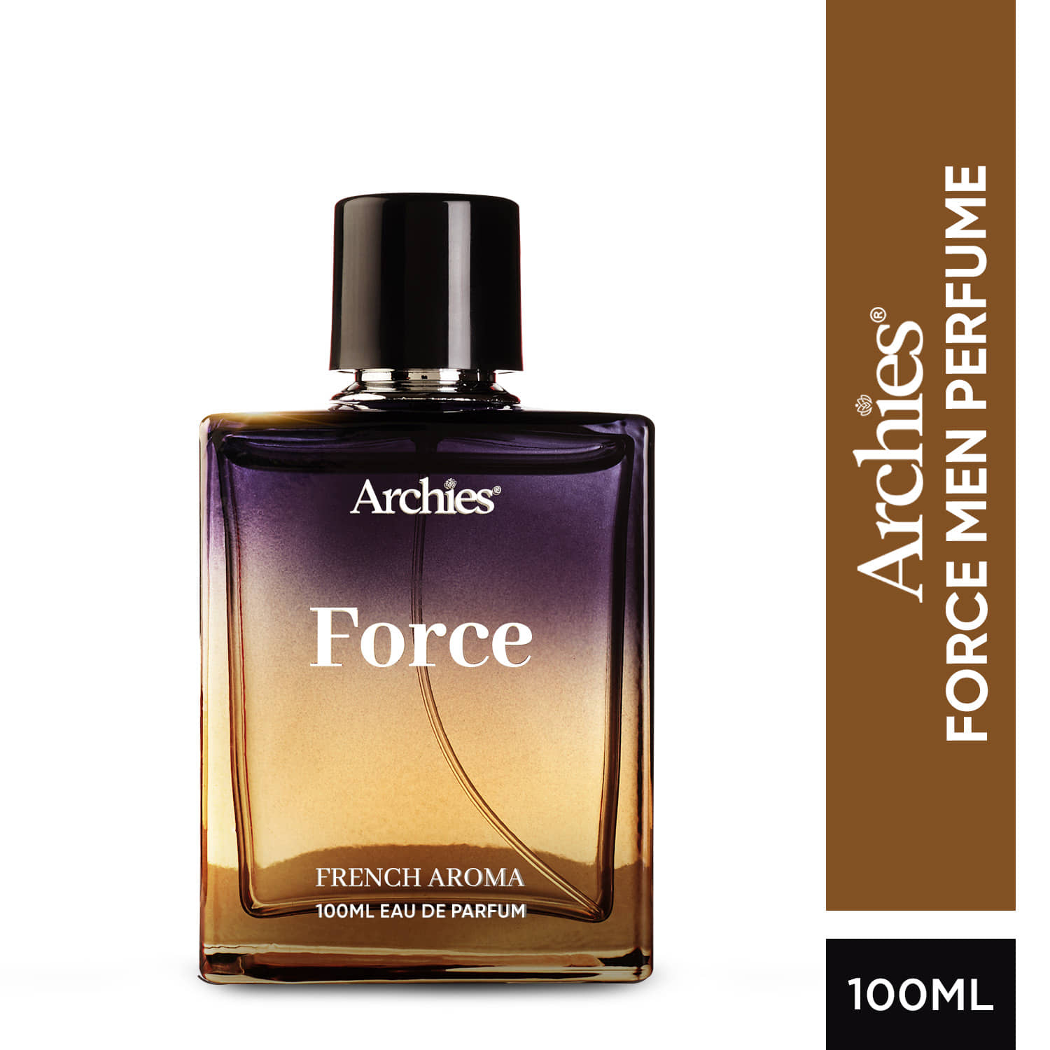 ARCHIES FORCE Luxury French Aroma Perfume for Men, Wood, Amber & Musk, Premium & Long Lasting-100ml