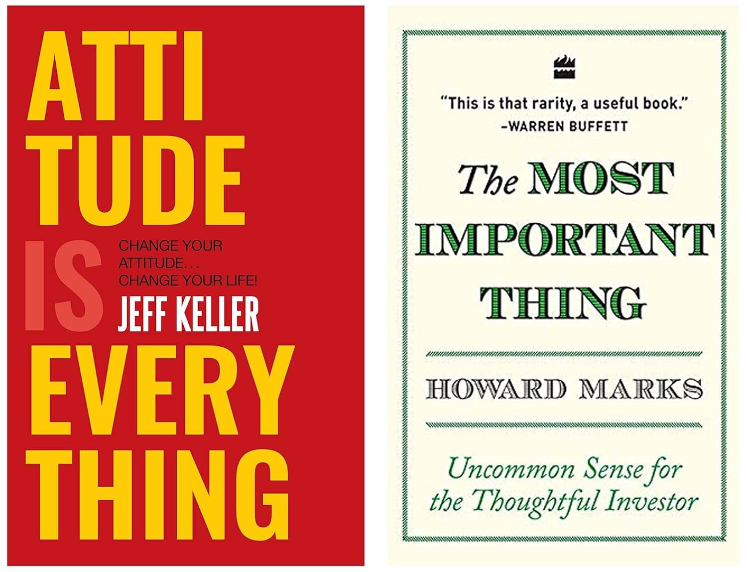     			Combo Most_Important_Thing+Change_Attitude By Marks Howard & Keller Jeff