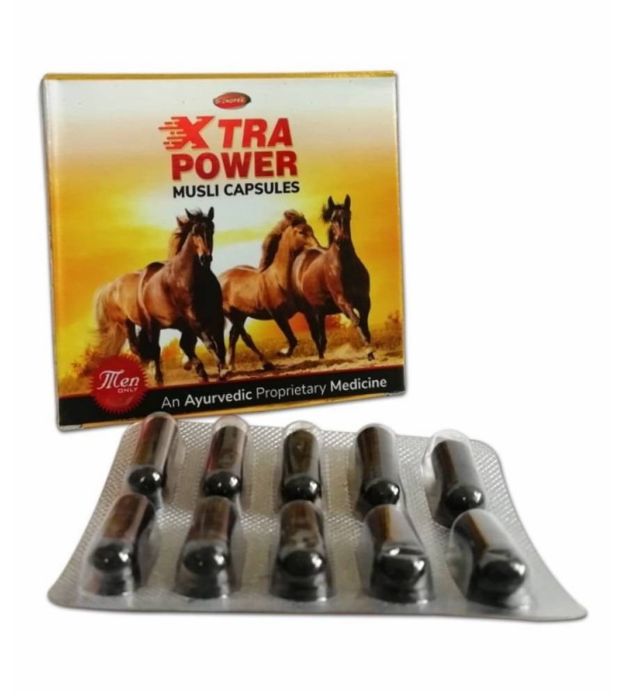     			Dr Chopra Xtra Power Musli (10 x 3 = 30) Capsule 30 no.s 10 no.s Pack of 3