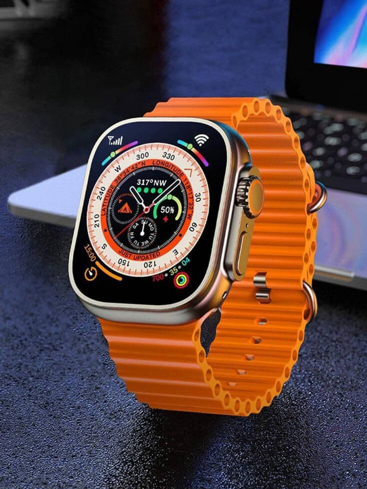 FUTURESTARRKK AMOLED BT Calling Smart Watch with Silicone Strap Upto 2-3 days Backup ( Orange ) FUTURESTARRKK AMOLED BT Calling Smart Watch with Silicone Strap Upto 2-3 days Backup ( Orange )