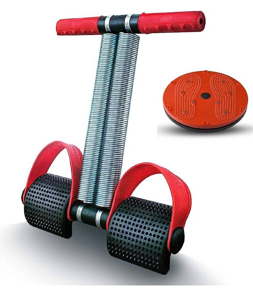 Gjshop Double Spring Tummy Trimmer with Twister Men and Women for Abs Workout, Slim & fit twister board for exercise - Sports and Fitness Equipment | Buy online on ZillyBuy
