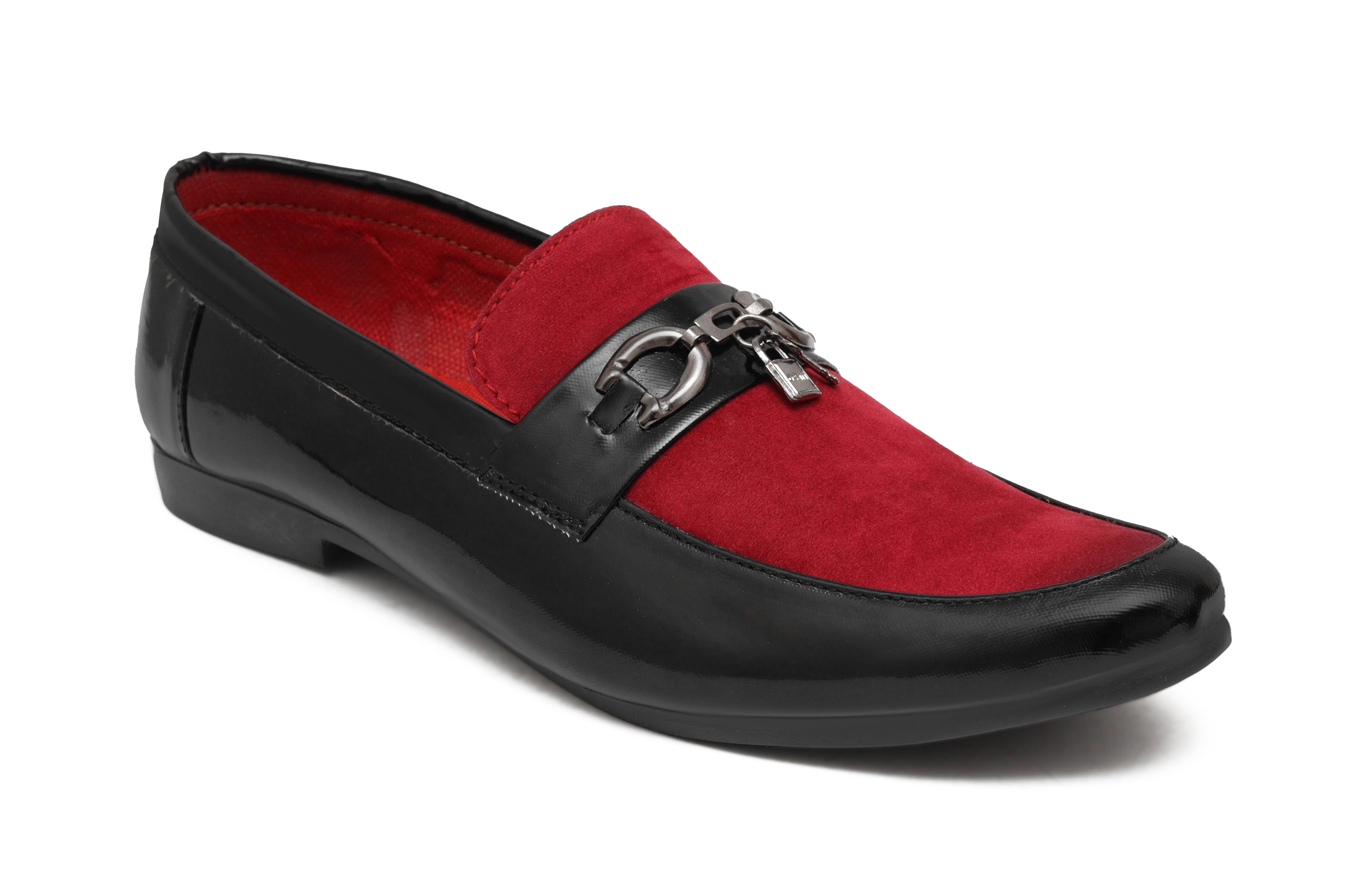     			Groofer Red Men's Slip on