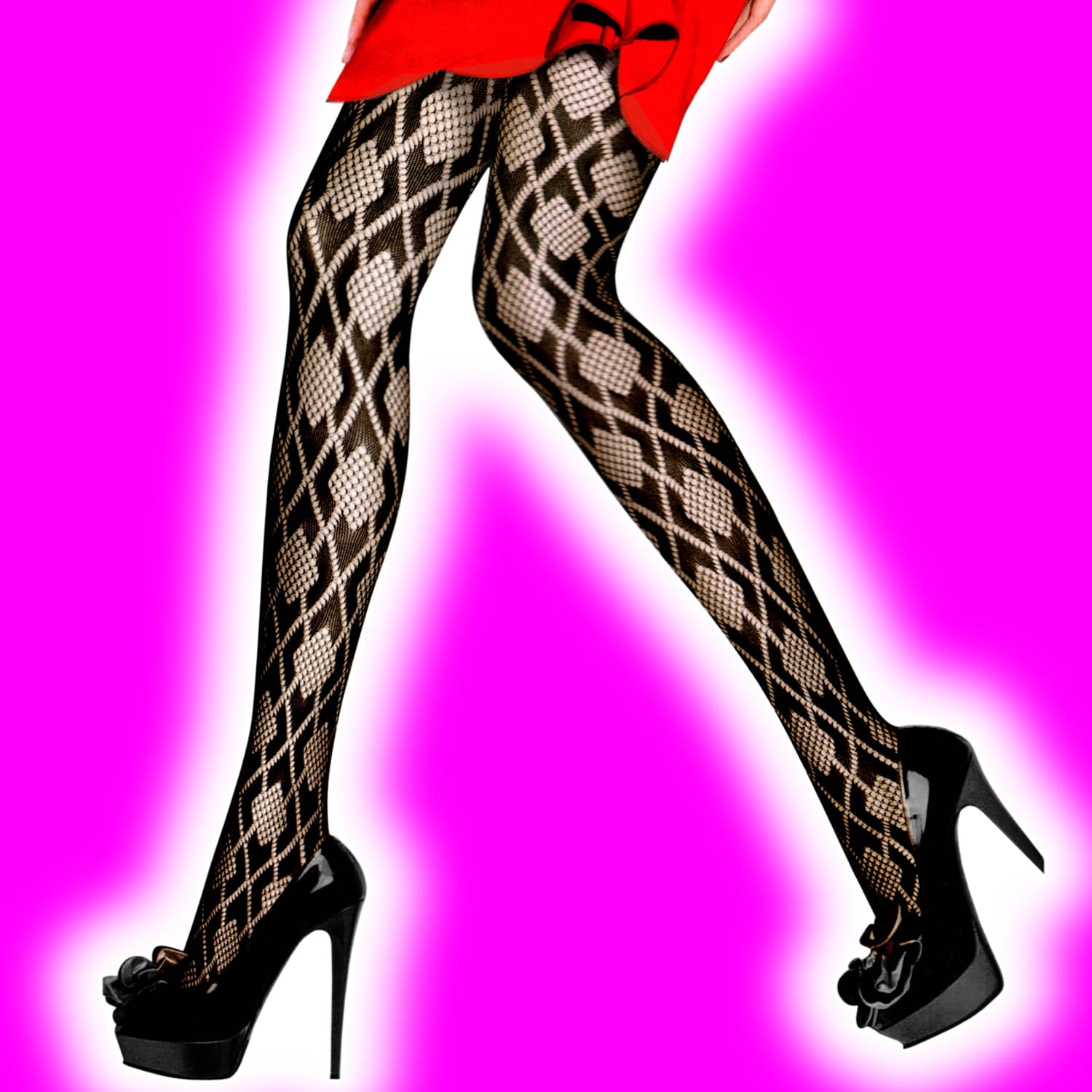     			JMALL Pack of 1 Women's Nylon Full length Stockings ( Black )