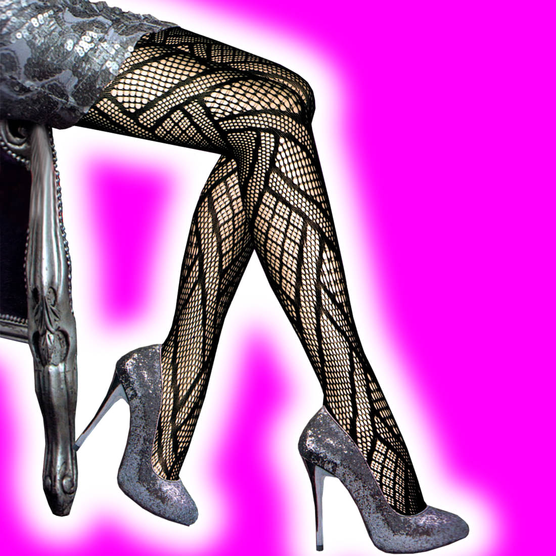 JMALL Pack of 1 Women's Nylon Full length Stockings ( Black )     			JMALL Pack of 1 Women's Nylon Full length Stockings ( Black )