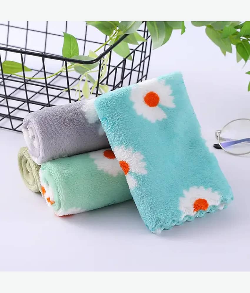 Multicolor Floral Printed Handkerchief for Womens, Girls, Babies, Baby Wipes, Face Wipe. Pack of 12 - Jewellery Sets | Buy online on ZillyBuy