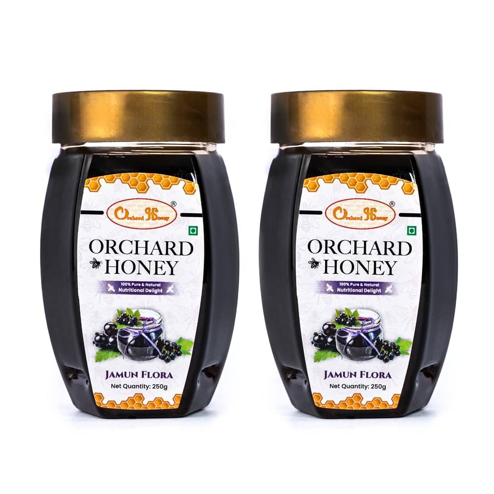 Orchard Honey Forest Honey Jamun Flora Honey 250 g Pack of 2 Orchard Honey Forest Honey Jamun Flora Honey 250 g Pack of 2
