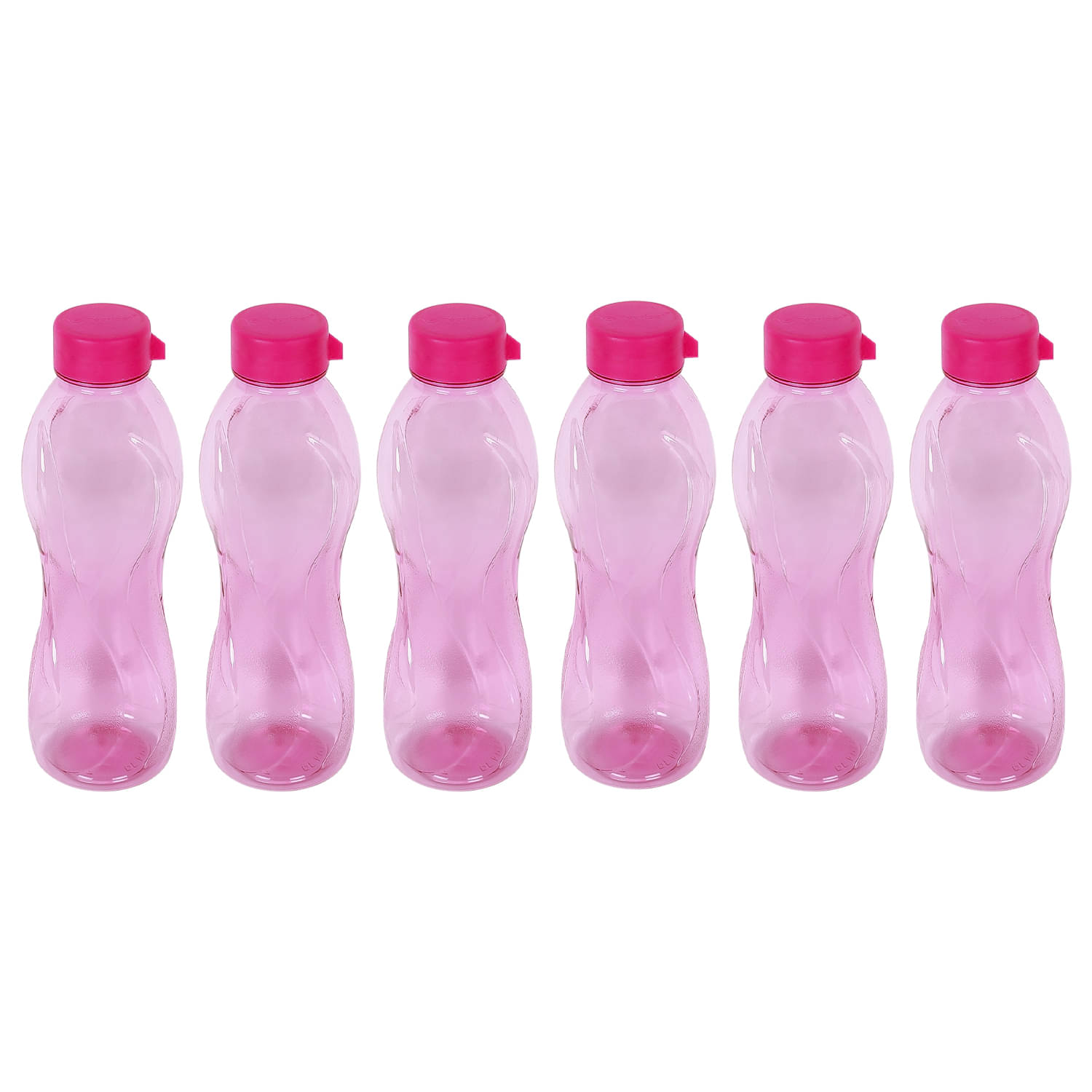     			PearlPet Pheonix Pink PET Water Bottle 1000 mL ( Set of 6 )