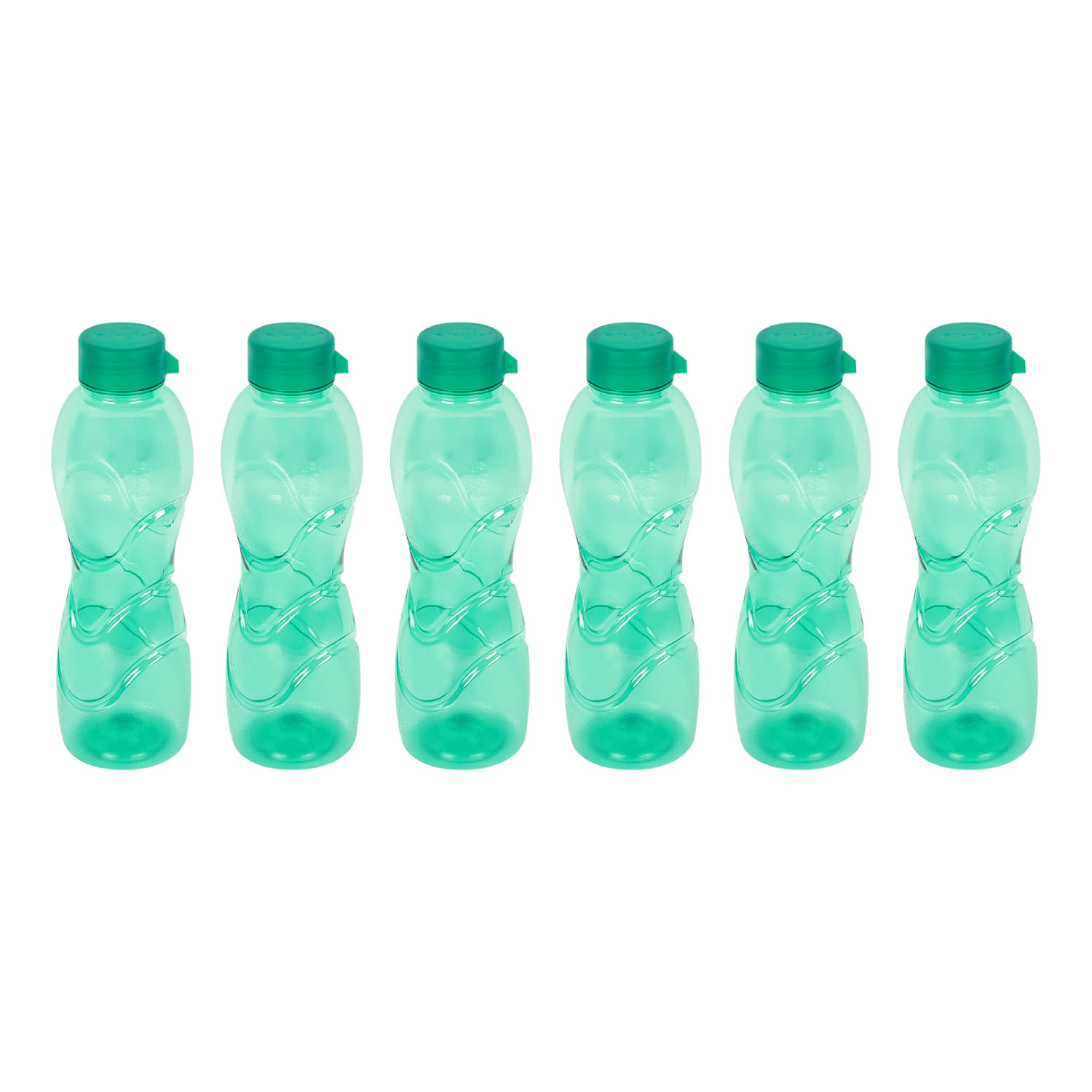     			PearlPet Trinity Green PET Water Bottle 1000 mL ( Set of 6 )