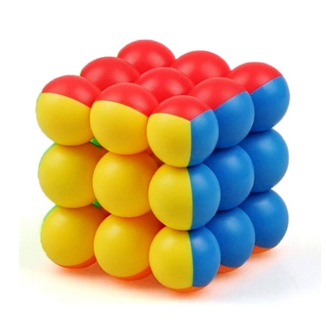 Round Beads Ball Cube 3X3X3 Puzzle - Unique Spherical Twist On Classic Cubing Fun!- 3D Brain Teaser - 3X3 Magic Speed Cube For Kids And Adults (Multicolor) Round Beads Ball Cube 3X3X3 Puzzle - Unique Spherical Twist On Classic Cubing Fun!- 3D Brain Teaser - 3X3 Magic Speed Cube For Kids And Adults (Multicolor)
