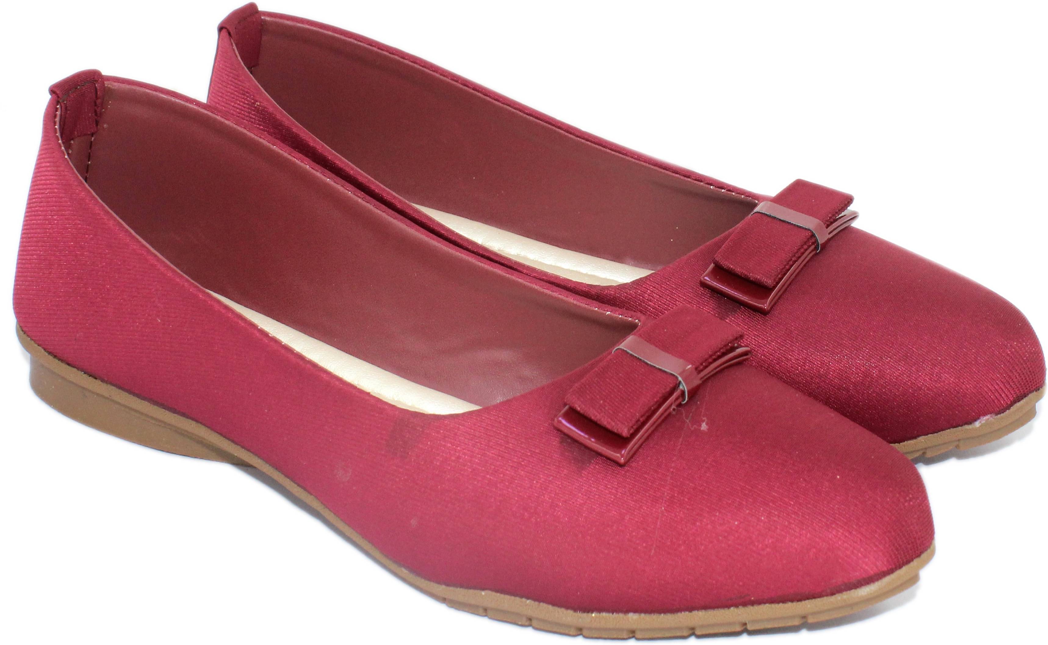     			SKOLL Maroon Women's Casual Ballerinas