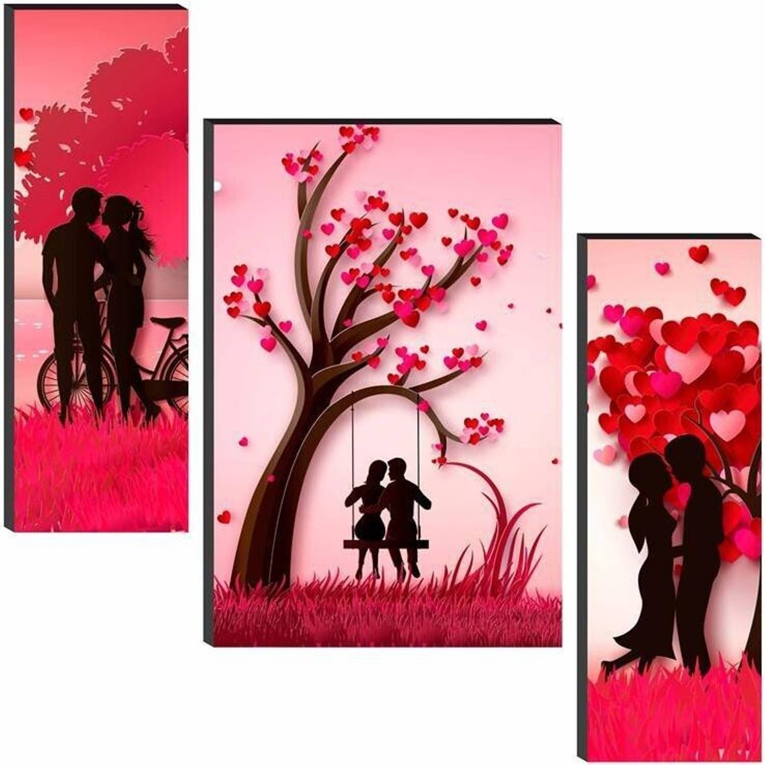     			SNDArt MDF Multicolour Photo Frame Sets No. of Pieces- 3