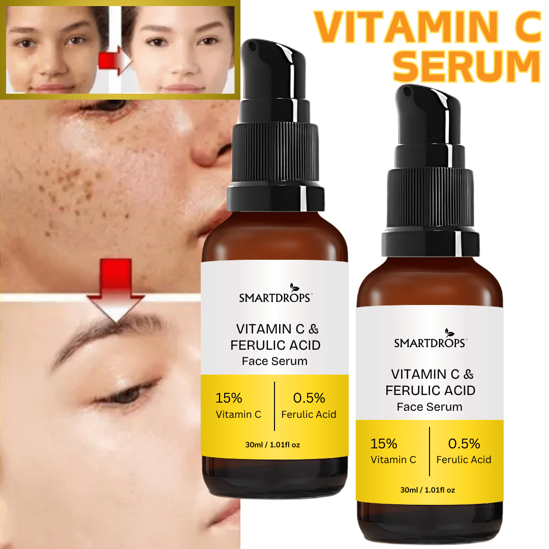 Smartdrops Face Serum Vitamin C Daily Care For All Skin Type ( Pack of 2 )