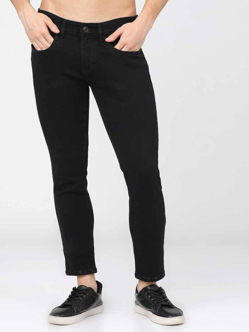     			Star4well Slim Fit Basic Men's Jeans - Black ( Pack of 1 )
