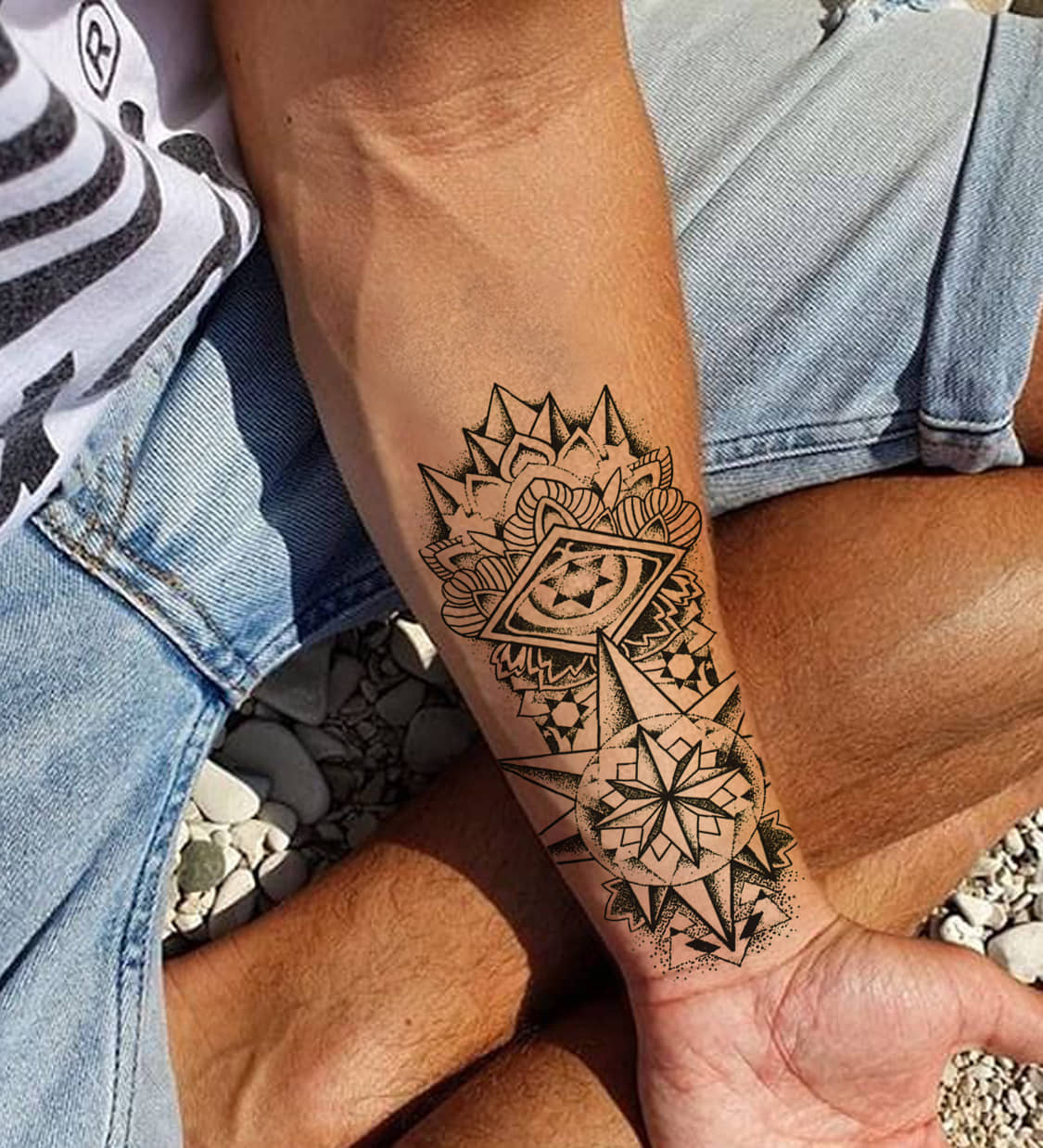The Canvas Arts Realistic Look Waterproof Temporary Tattoo Sticker Body Tattoo