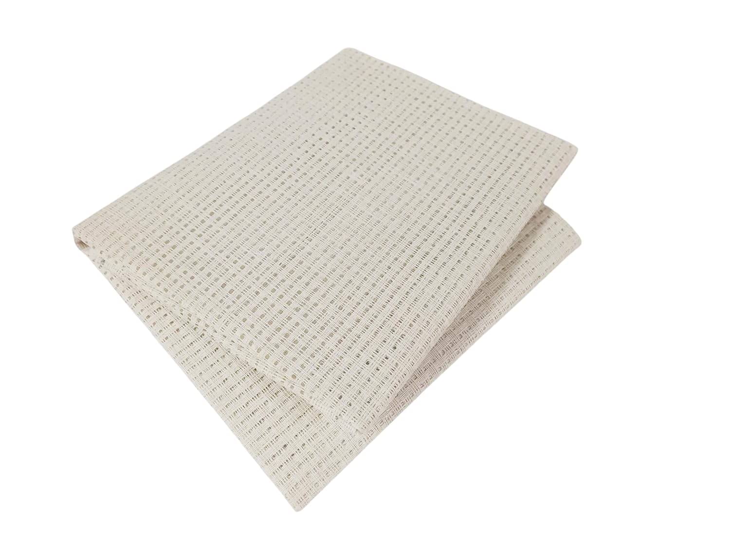     			Vardhman Fabric Cross Stitch Matty Fabric for Home DIY  Needlework ( Pack of 1 )