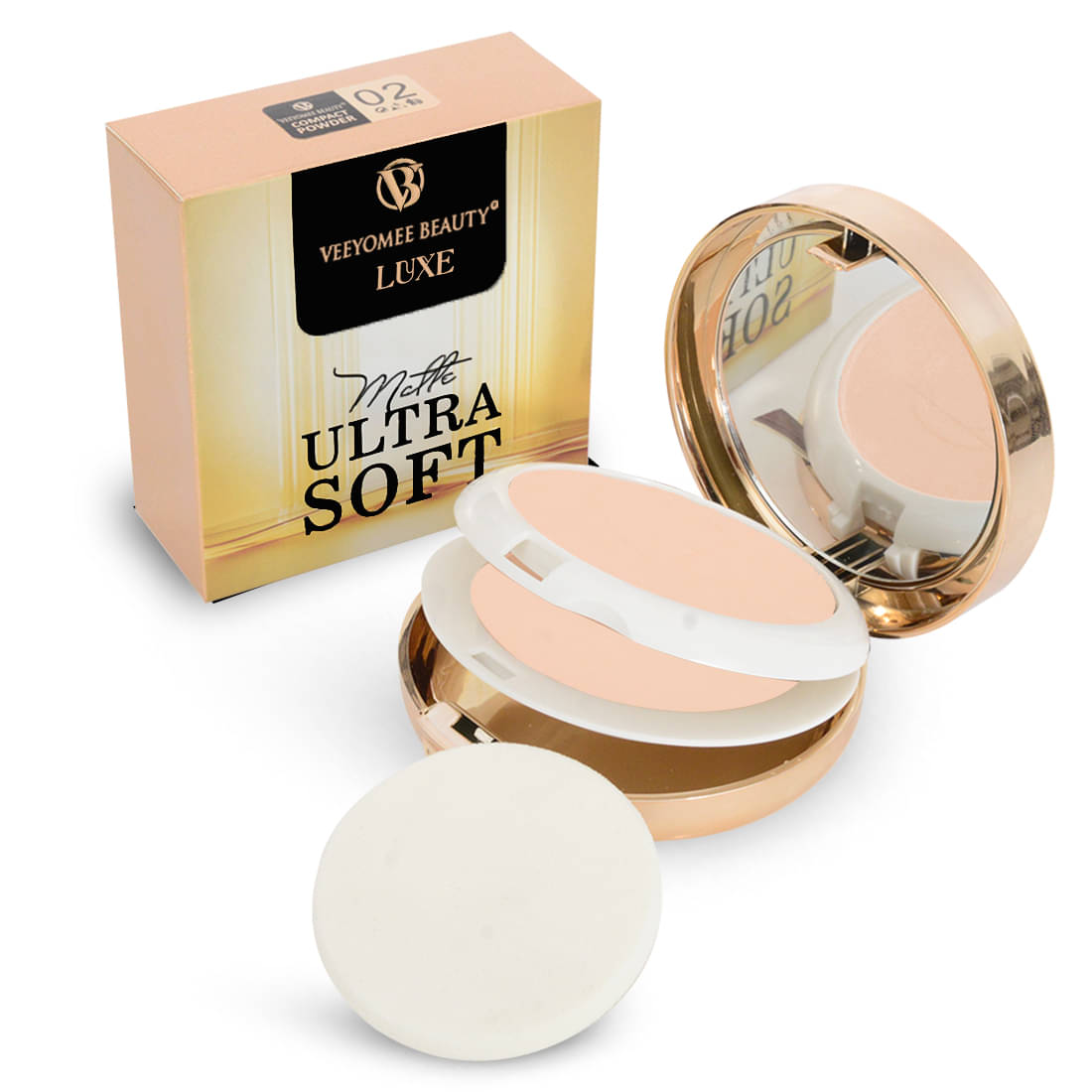     			Veeyomee Beauty Pressed Powder (Shade-01) Ivory 20 g