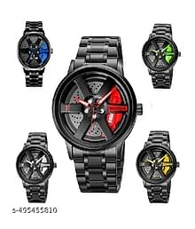 kriss collection Black Stainless Steel Analog Men's Watch