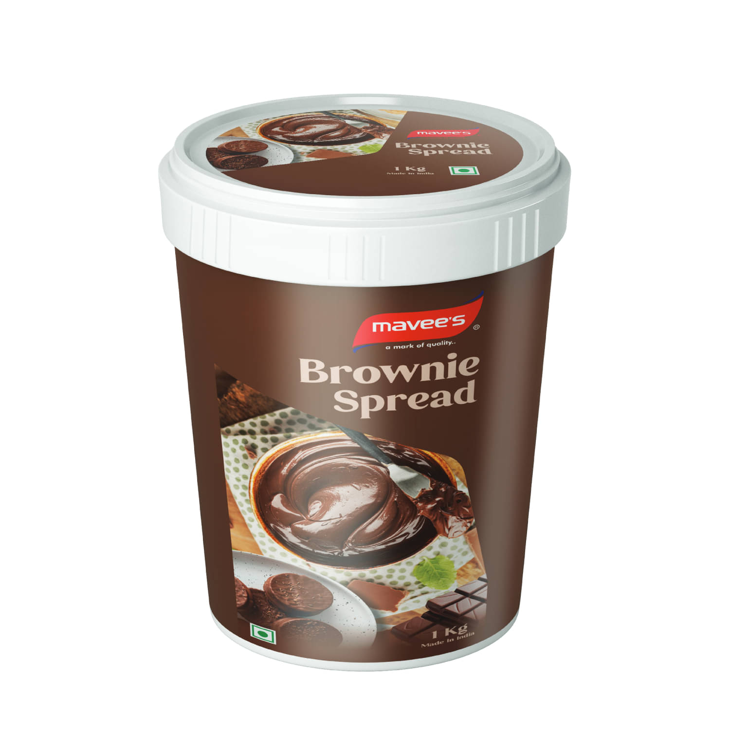 mavee's Brownie Spread Paste - Premium Toppings, Baking Spread Solutions 1 kg mavee's Brownie Spread Paste - Premium Toppings, Baking Spread Solutions 1 kg