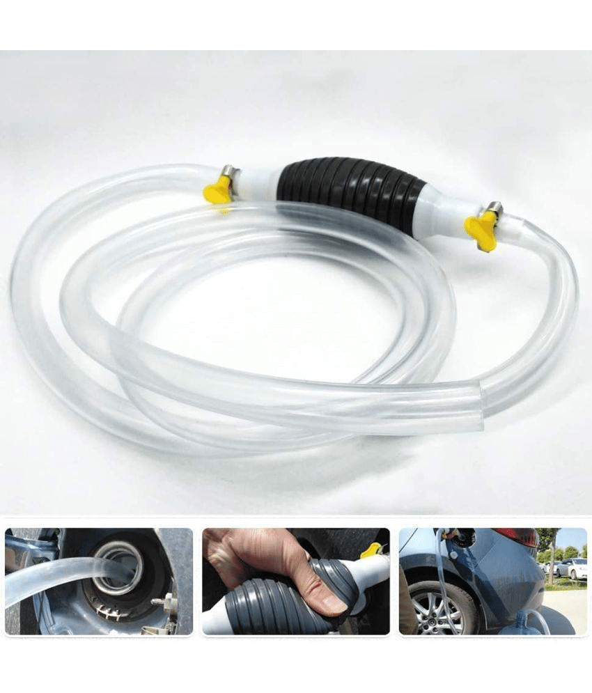     			sakimo Fuel Transfer Pump, Oil Transfer Pump, High Flow Siphon Hand Oil Pump, Portable Manual Car Fuel Transfer Pump for Petrol Diesel Oil Liquid Water Fish Tank with 2M Syphon Hose (Multi).