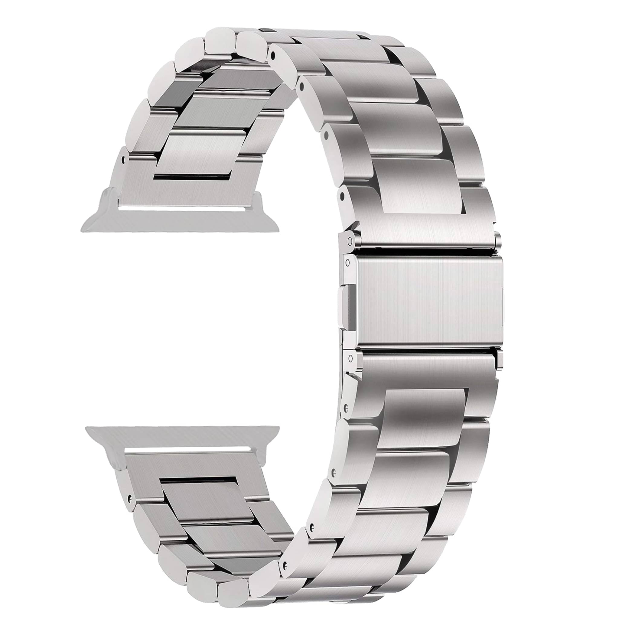 ACM Watch Strap Slide 42mm 44mm 45mm 46mm 49mm Stainless Steel Metal compatible with Blackzone Bz351 Smartwatch Belt Luxury Band Metallic Silver ACM Watch Strap Slide 42mm 44mm 45mm 46mm 49mm Stainless Steel Metal compatible with Blackzone Bz351 Smartwatch Belt Luxury Band Metallic Silver