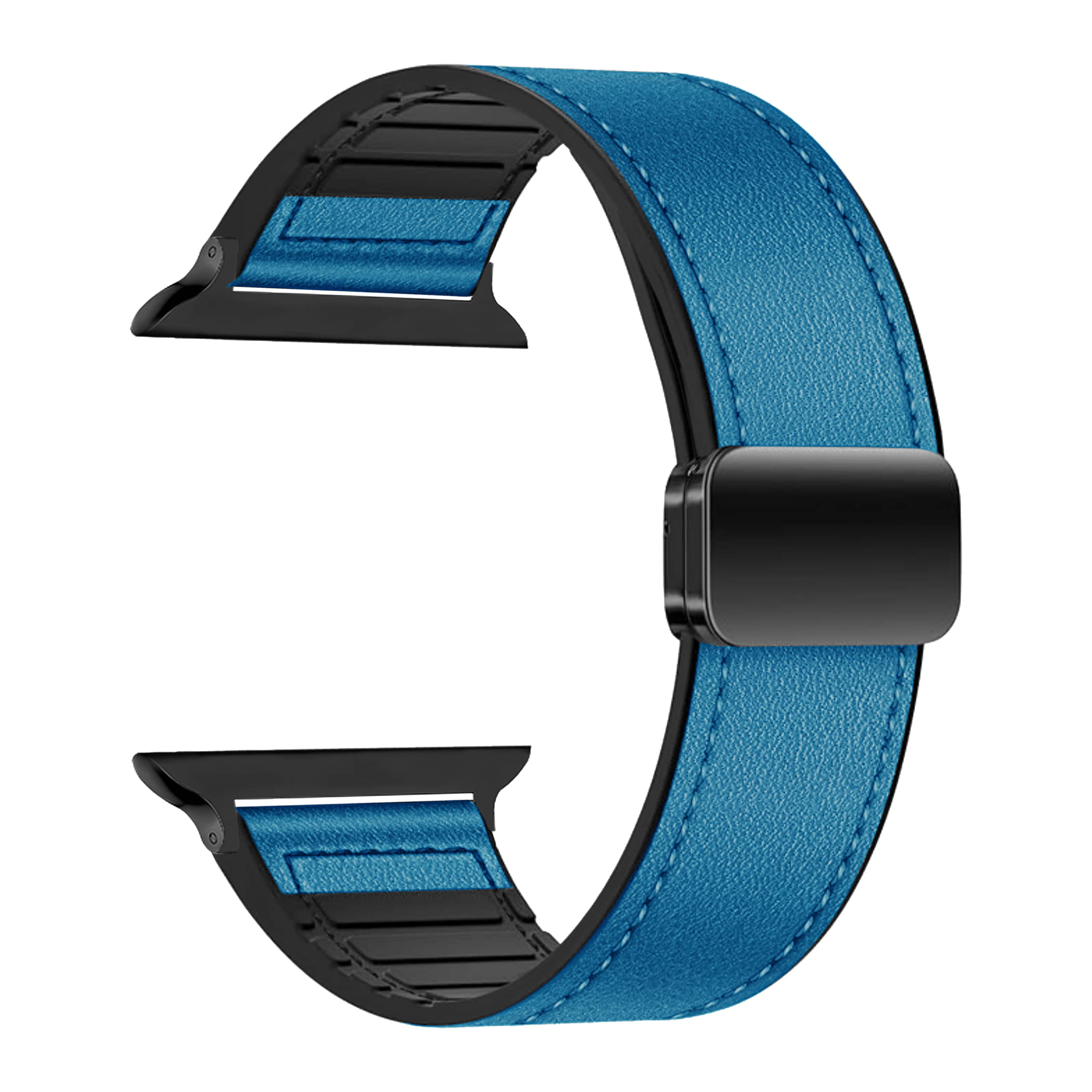 ACM Watch Strap Slide 42mm 44mm 45mm 46mm 49mm Leather Magnetic Silicone compatible with Cellecor A8 Turbo Smartwatch Belt Luxury Band Blue ACM Watch Strap Slide 42mm 44mm 45mm 46mm 49mm Leather Magnetic Silicone compatible with Cellecor A8 Turbo Smartwatch Belt Luxury Band Blue