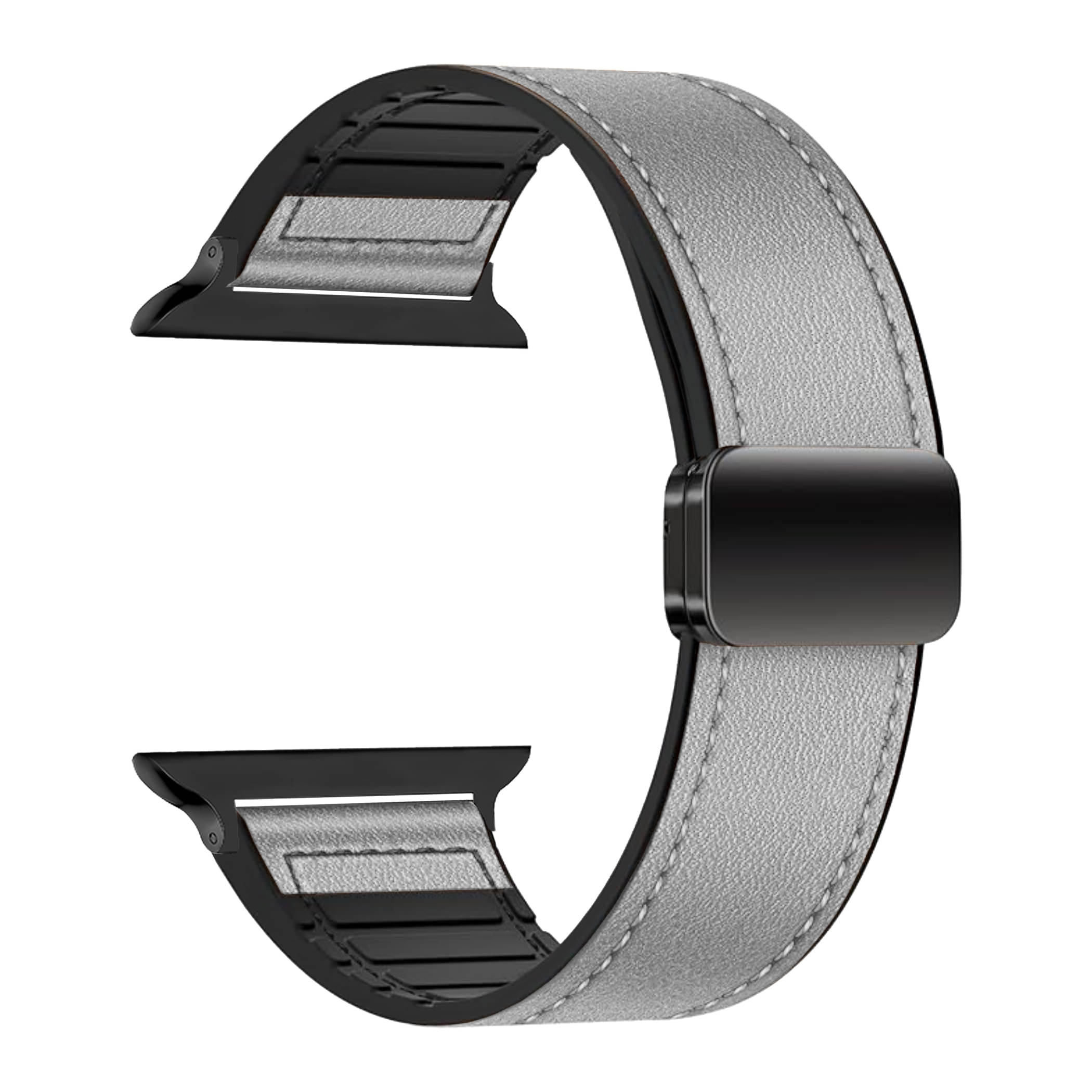 ACM Watch Strap Slide 42mm 44mm 45mm 46mm 49mm Leather Magnetic Silicone compatible with Adcom Infinity Smartwatch Belt Luxury Band Grey ACM Watch Strap Slide 42mm 44mm 45mm 46mm 49mm Leather Magnetic Silicone compatible with Adcom Infinity Smartwatch Belt Luxury Band Grey