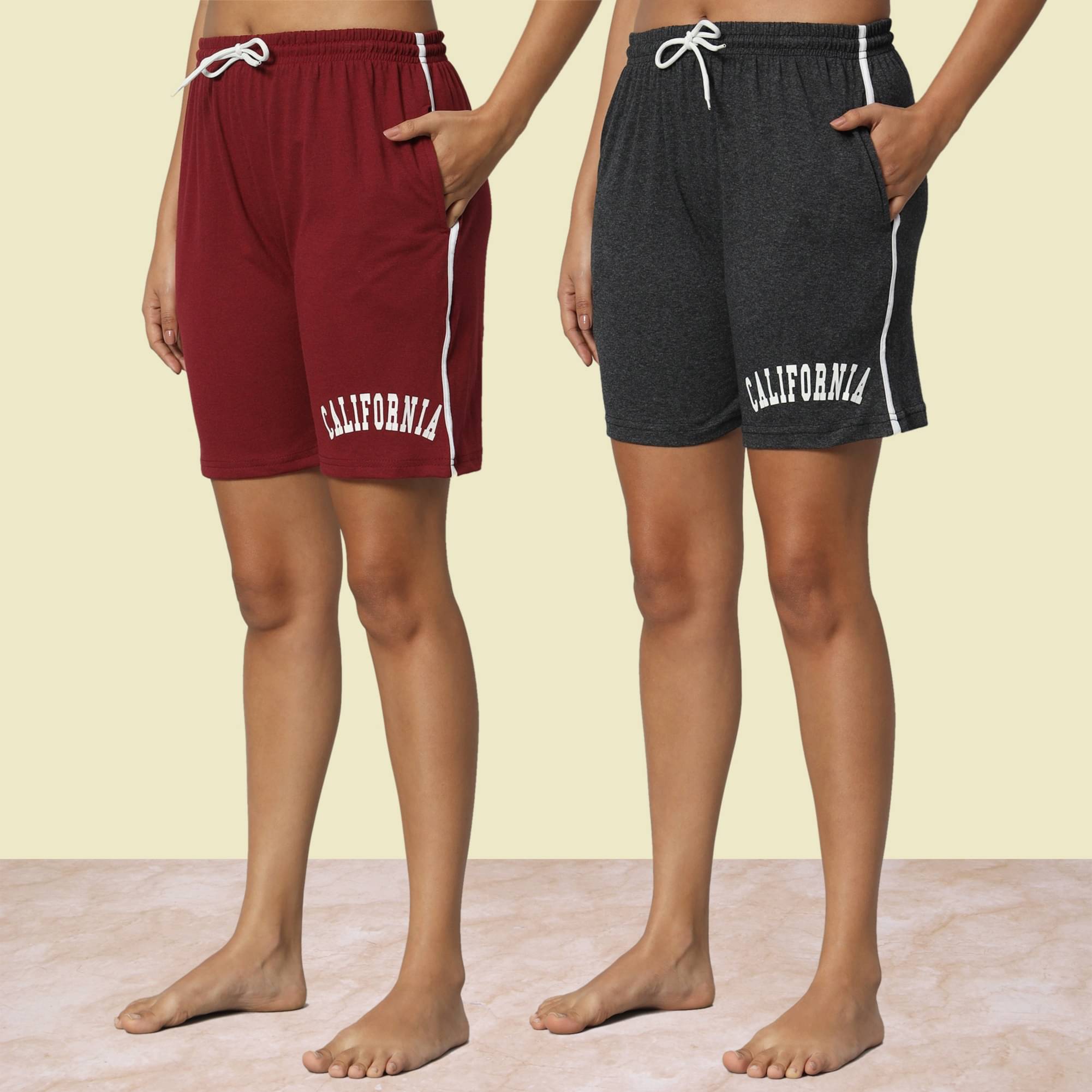     			DUCOHIVE Cotton Blend Bermuda - Multicolor 8 Pack of 2