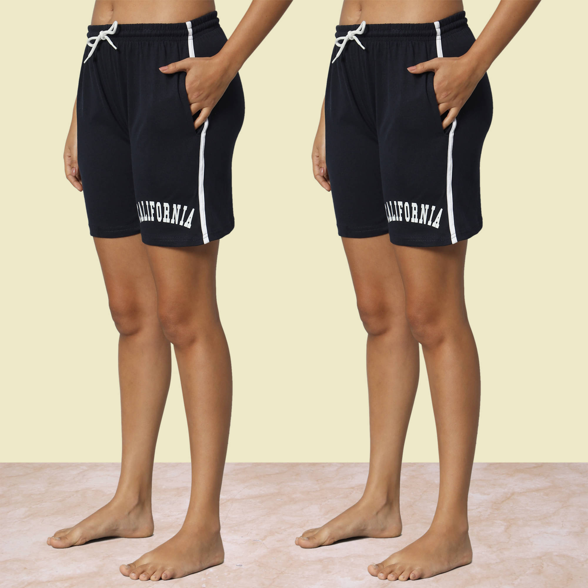     			DUCOHIVE Cotton Blend Bermuda - Multicolor 8 Pack of 2