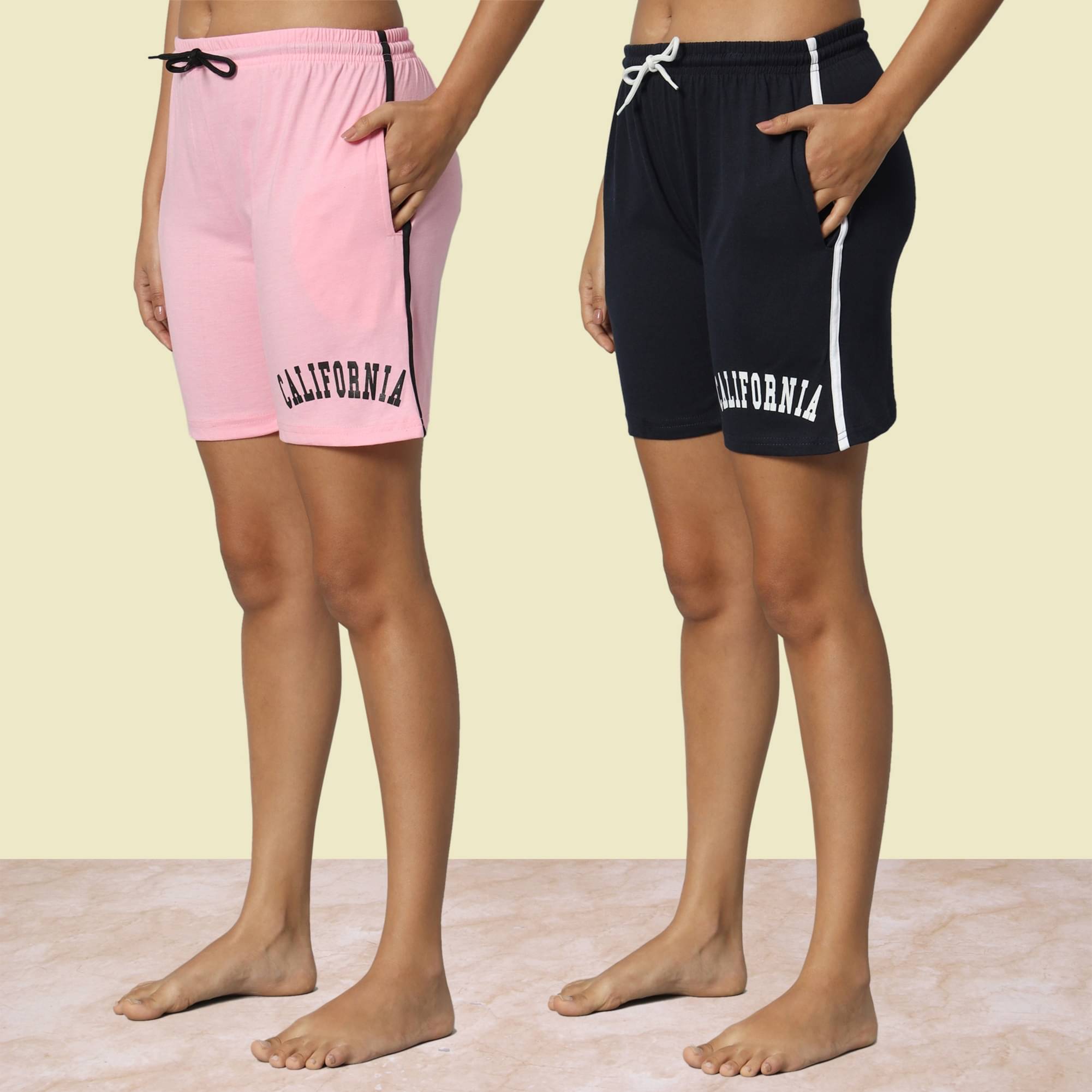     			DUCOHIVE Cotton Blend Bermuda - Multicolor 8 Pack of 2