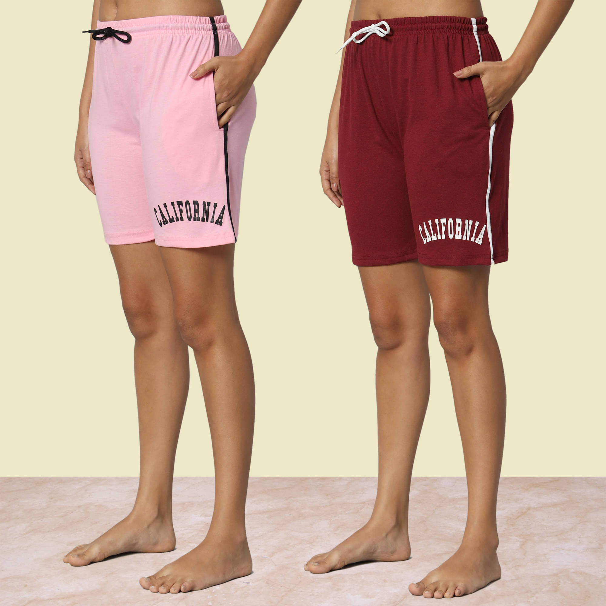     			DUCOHIVE Cotton Blend Bermuda - Multicolor 9 Pack of 2
