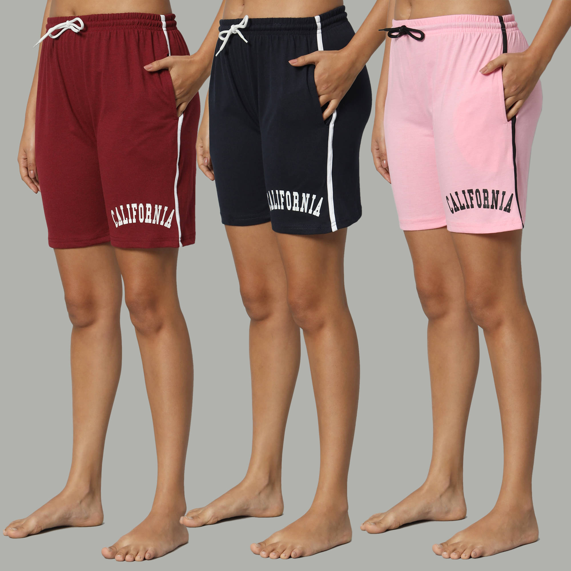     			DUCOHIVE Cotton Blend Bermuda - Multicolor 15 Pack of 3