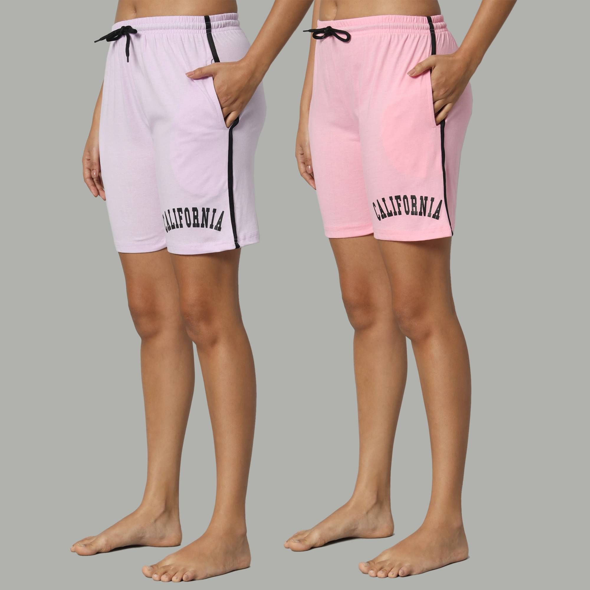     			DUCOHIVE Cotton Blend Bermuda - Multicolor 7 Pack of 2
