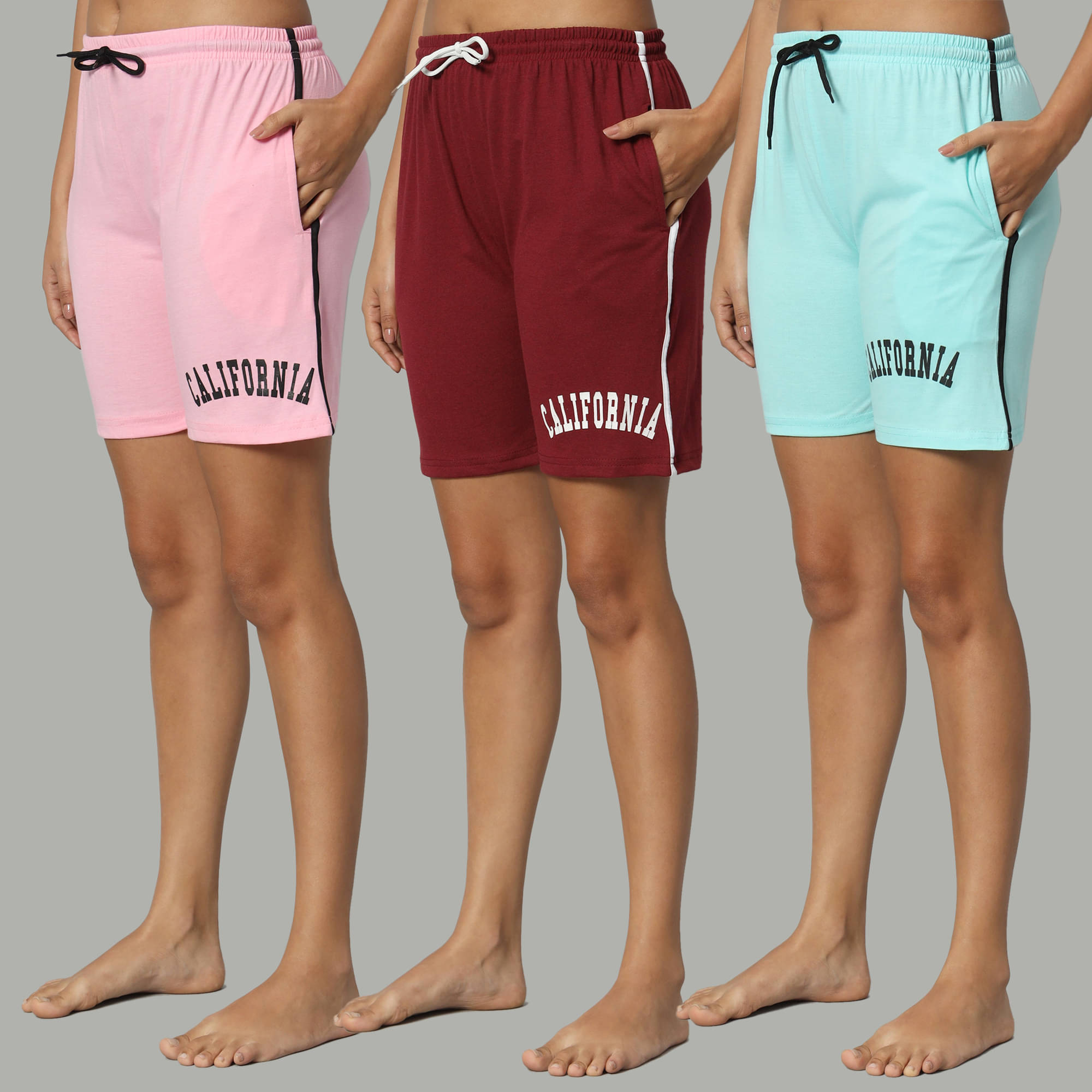     			DUCOHIVE Cotton Blend Bermuda - Multicolor 14 Pack of 3