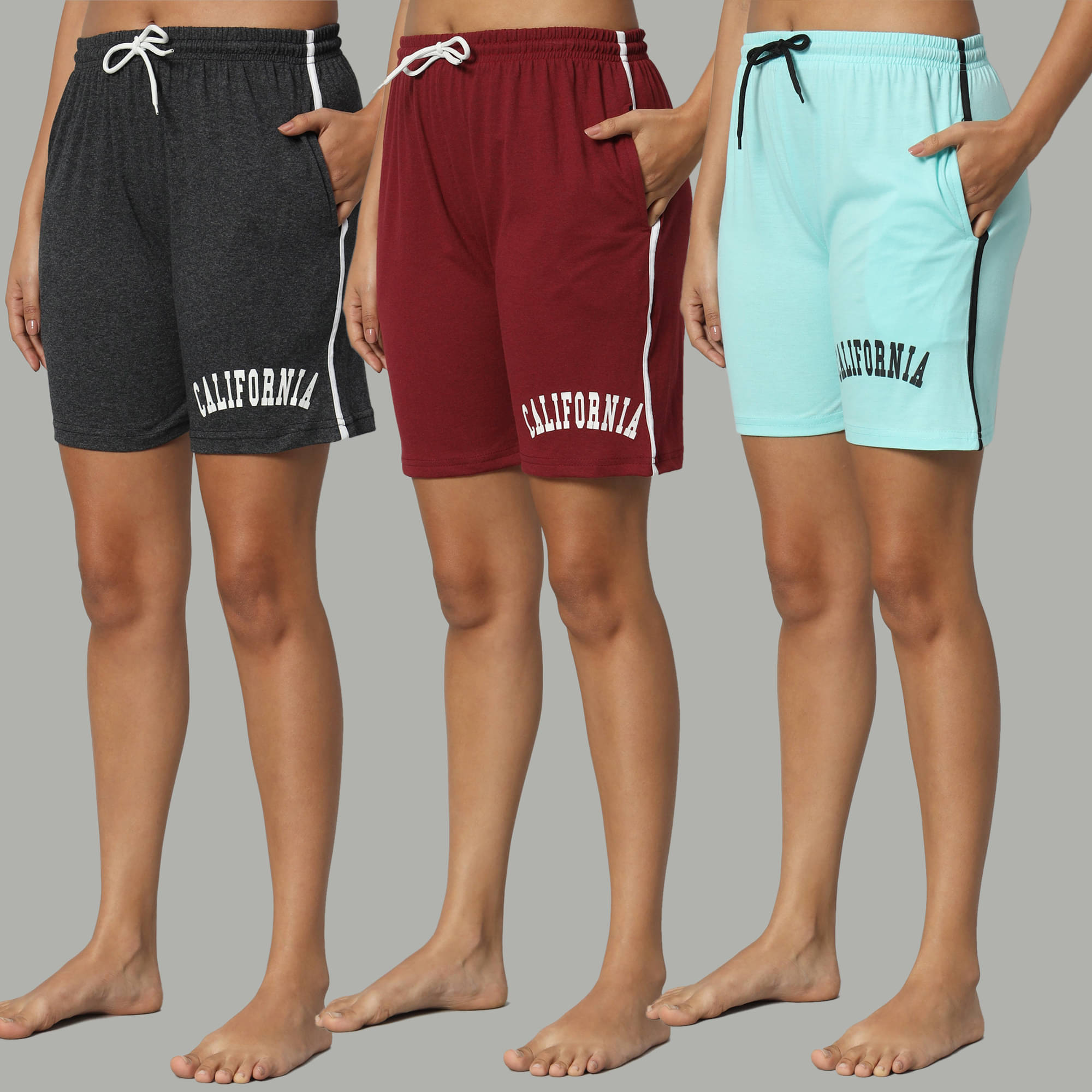     			DUCOHIVE Cotton Blend Bermuda - Multicolor 15 Pack of 3