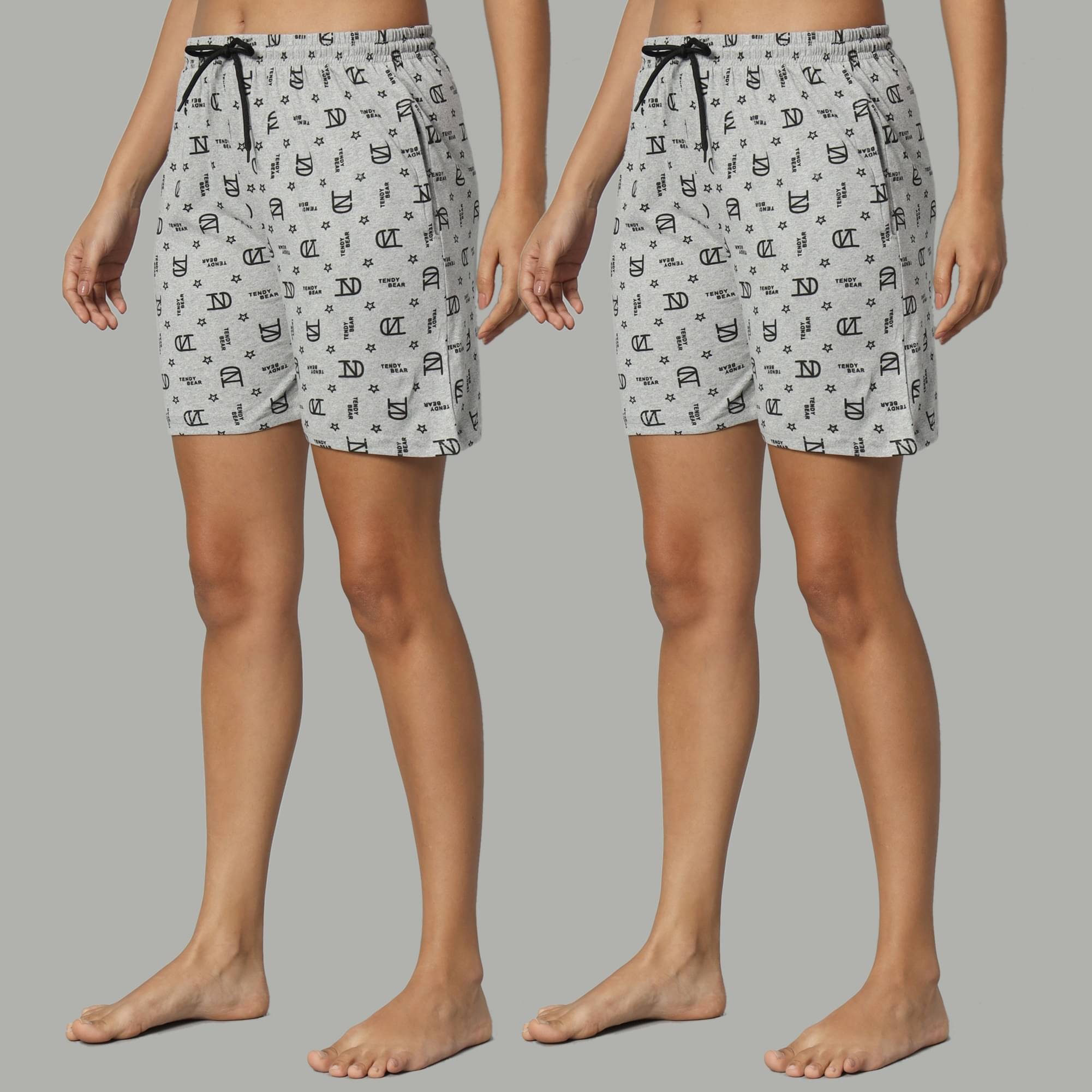     			DUCOHIVE Cotton Blend Bermuda - Multicolor 2 Pack of 2
