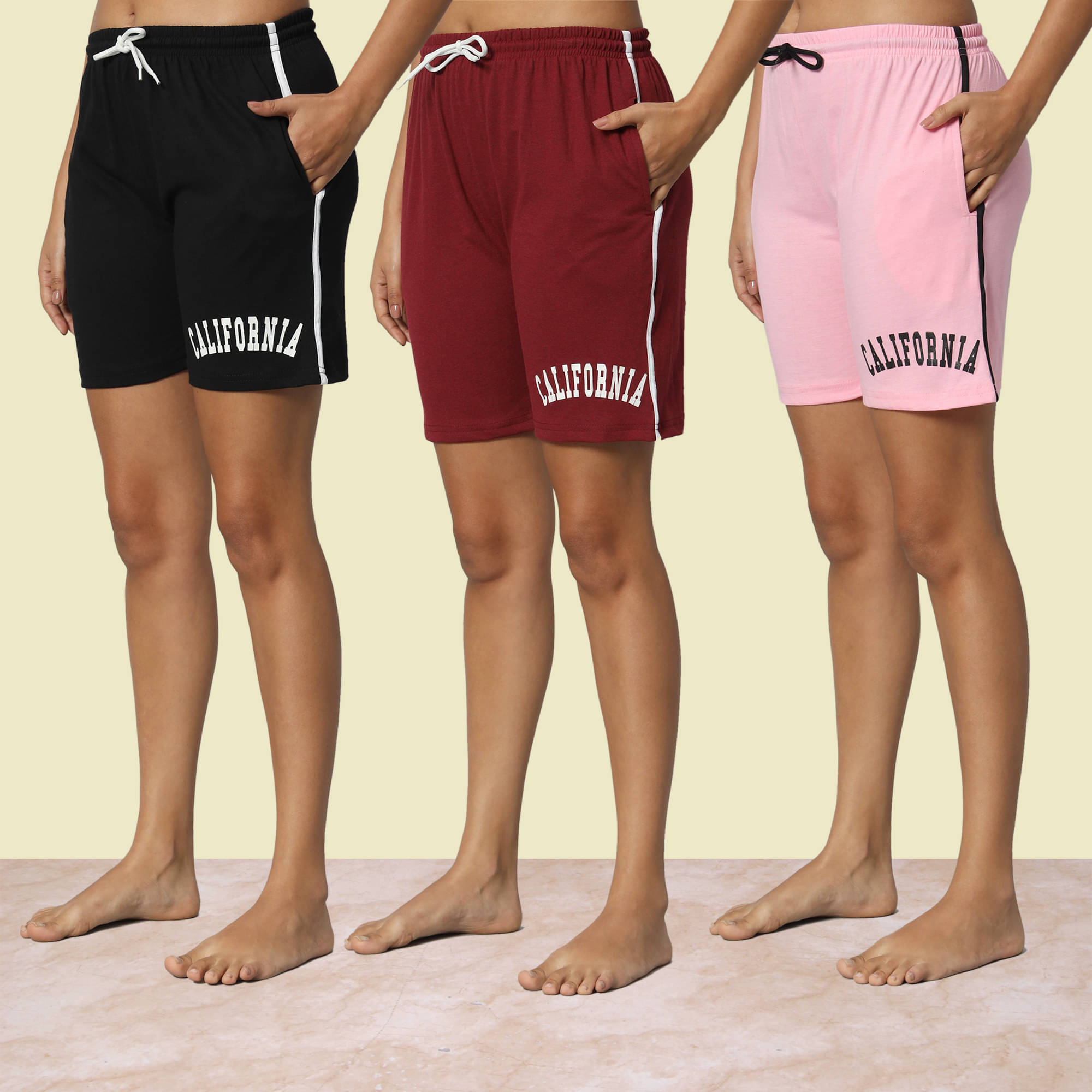     			DUCOHIVE Cotton Blend Bermuda - Multicolor 12 Pack of 3