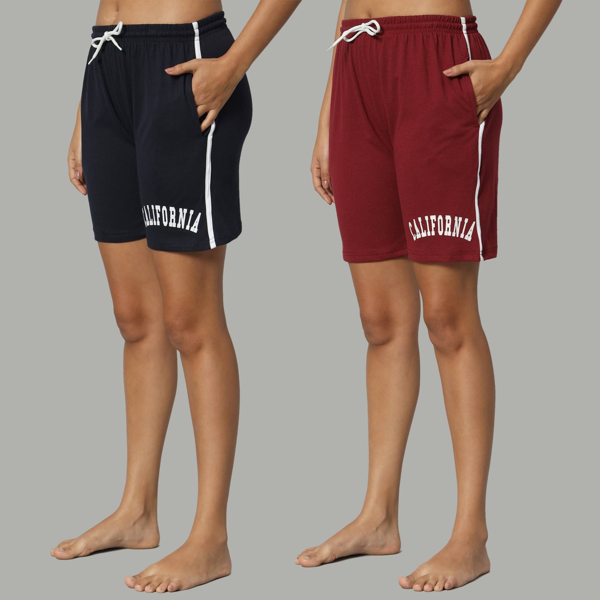     			DUCOHIVE Cotton Blend Bermuda - Multicolor 6 Pack of 2
