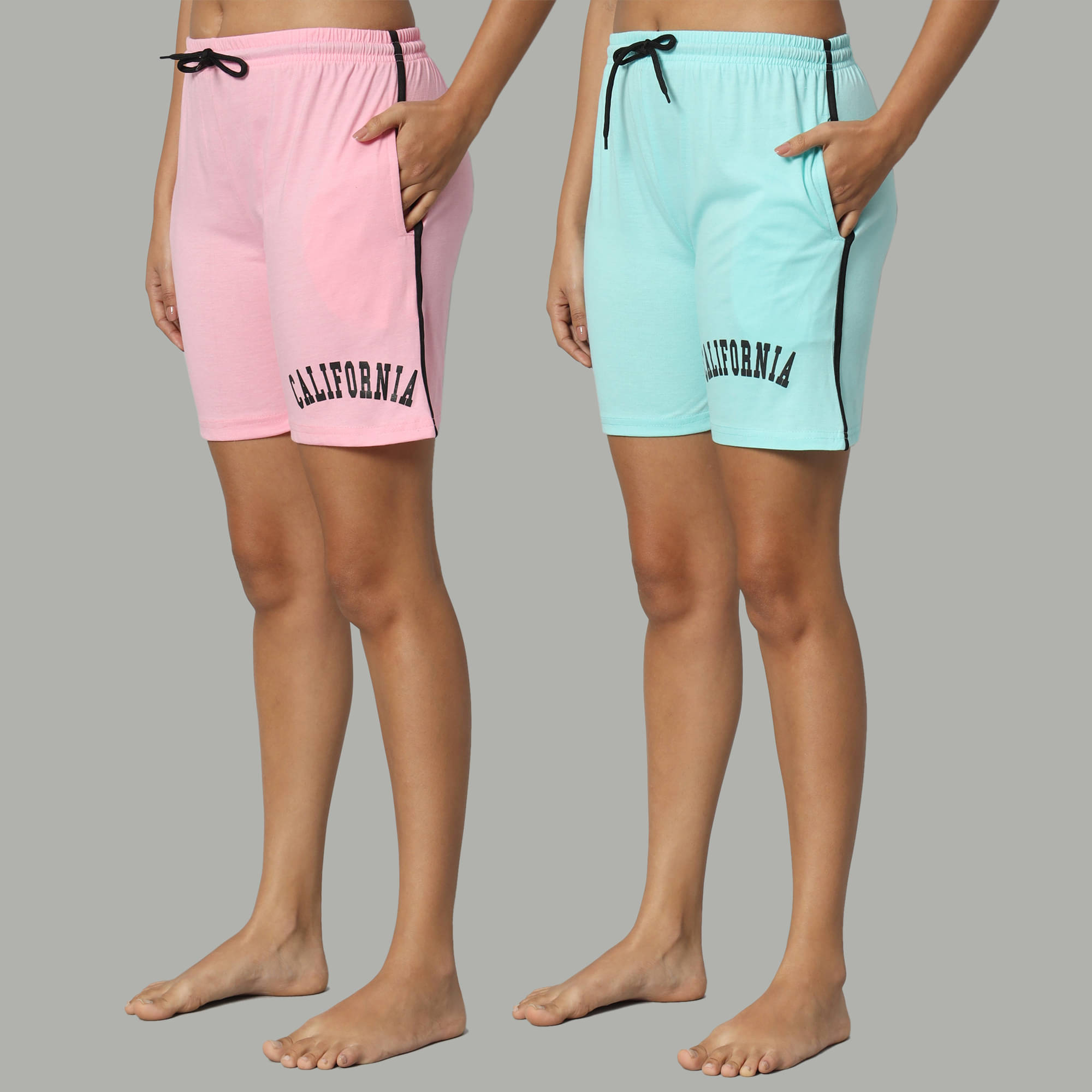     			DUCOHIVE Cotton Blend Bermuda - Multicolor 8 Pack of 2