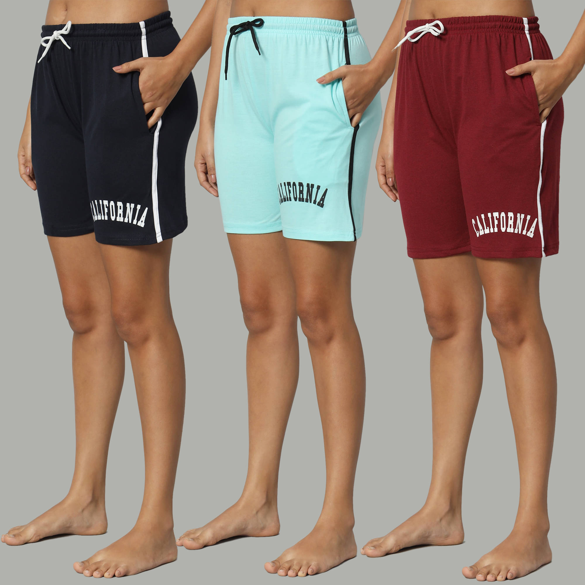     			DUCOHIVE Cotton Blend Bermuda - Multicolor 15 Pack of 3