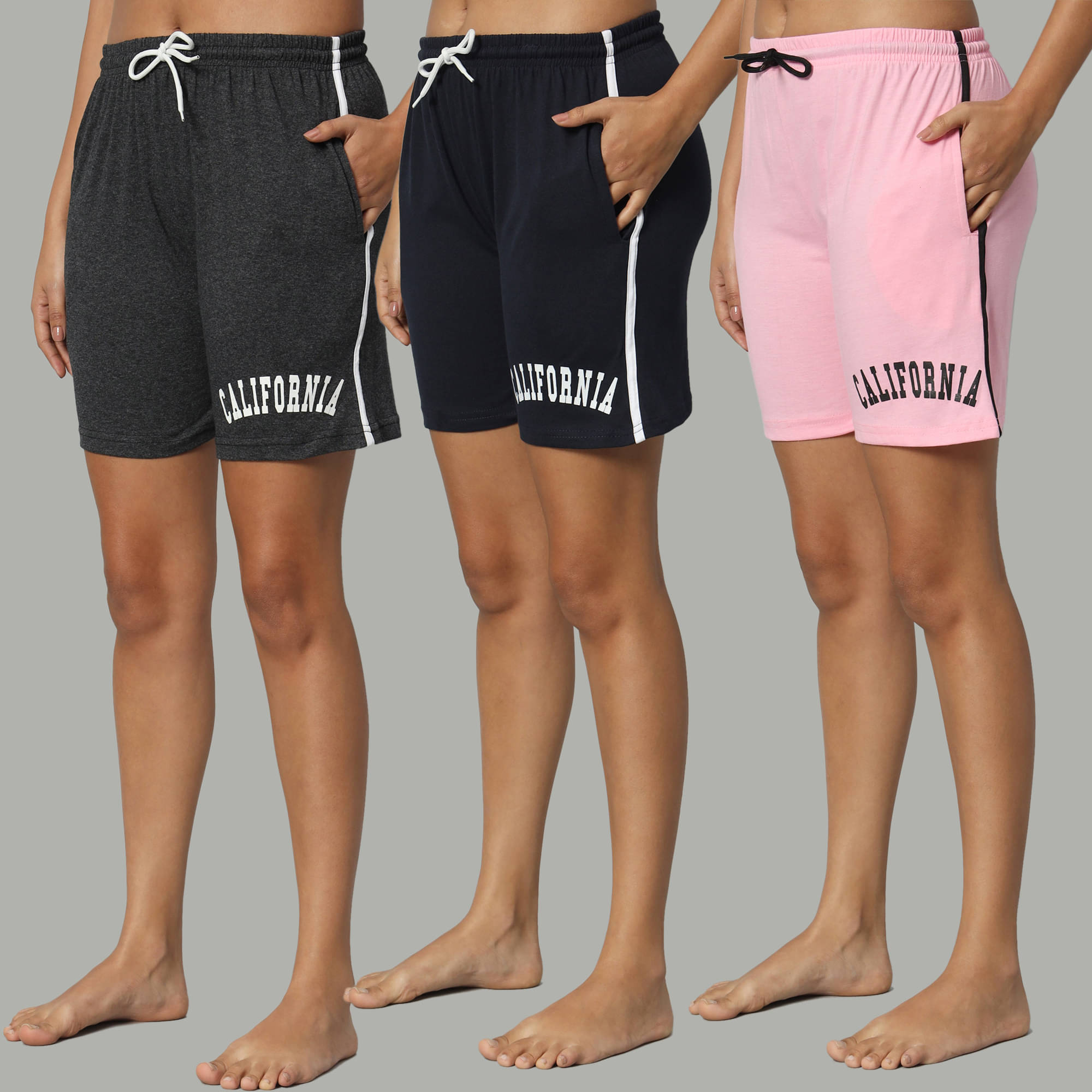     			DUCOHIVE Cotton Blend Bermuda - Multicolor 14 Pack of 3