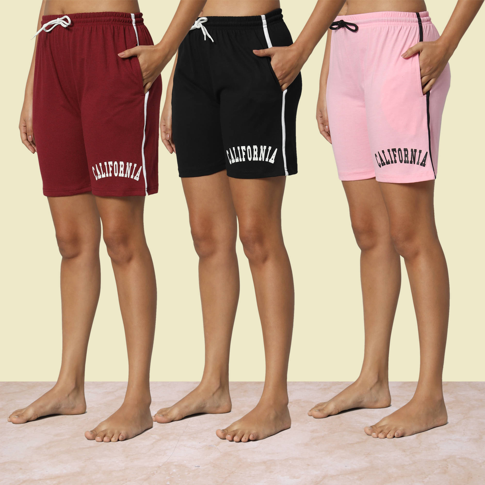    			DUCOHIVE Cotton Blend Bermuda - Multicolor 12 Pack of 3