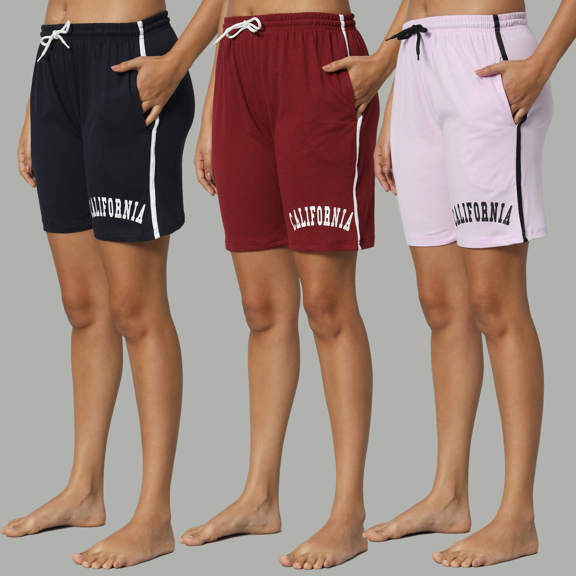     			DUCOHIVE Cotton Blend Bermuda - Multicolor 15 Pack of 3